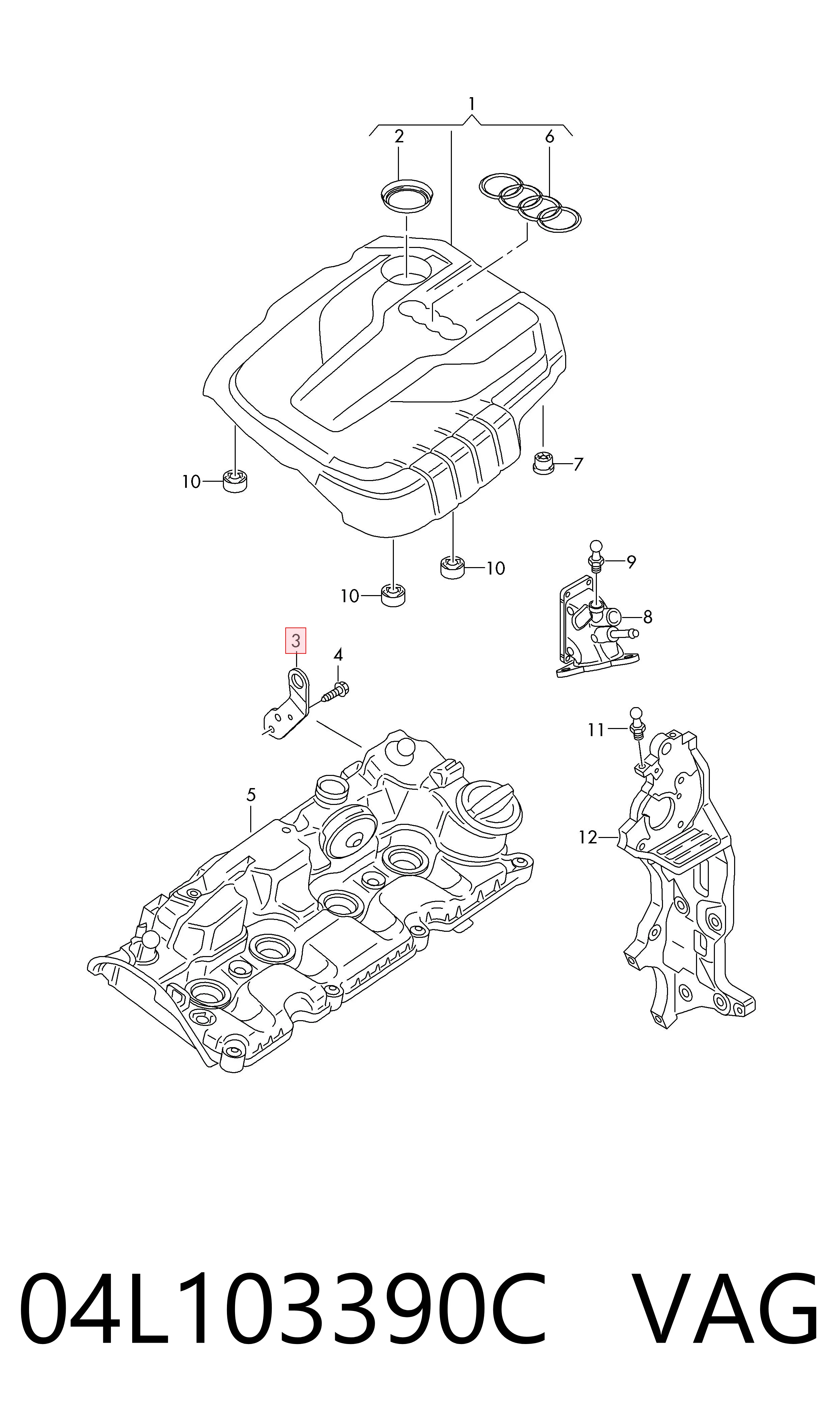  VAG 04L103390C precio, desde 23,61 EUR
