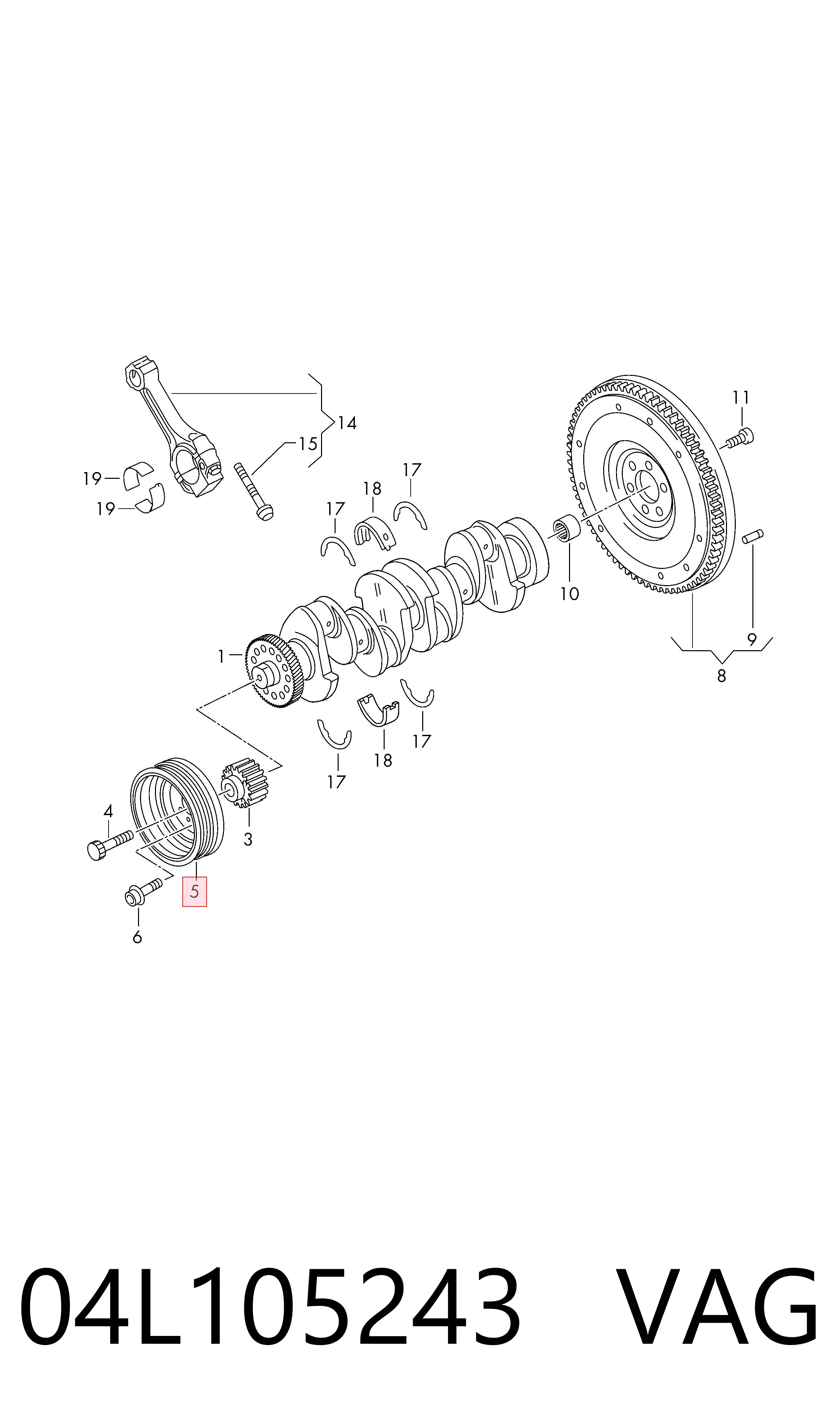04L105243 VAG Dámper