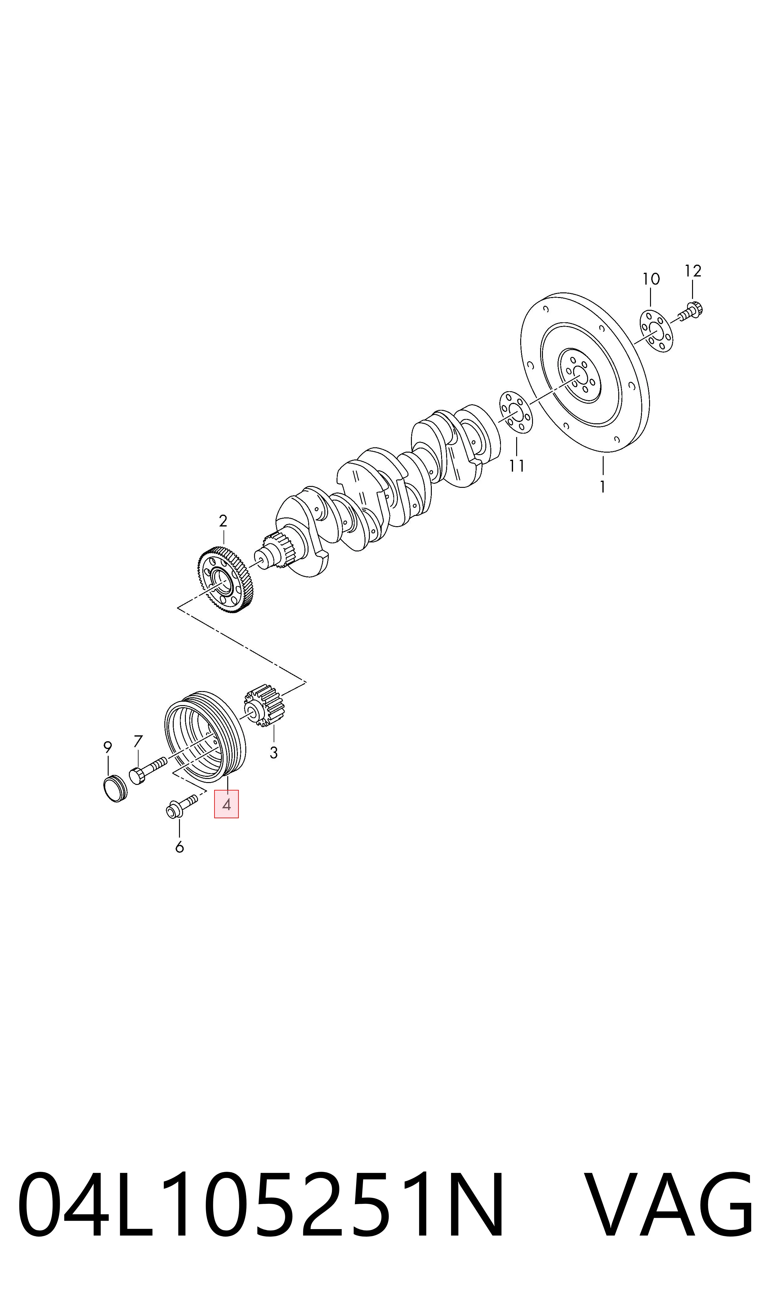 04L105251N VAG Dámper