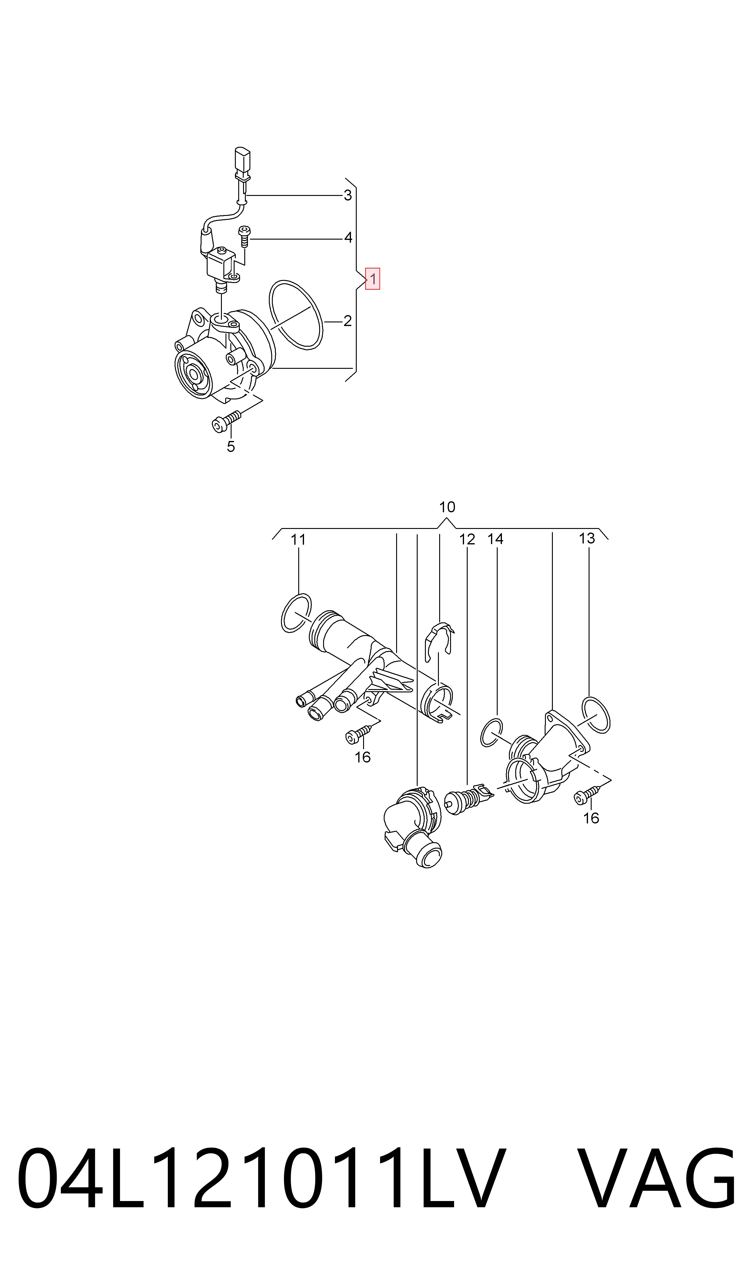 Comprar Bomba de agua para motor Golf VII BA5, BV5