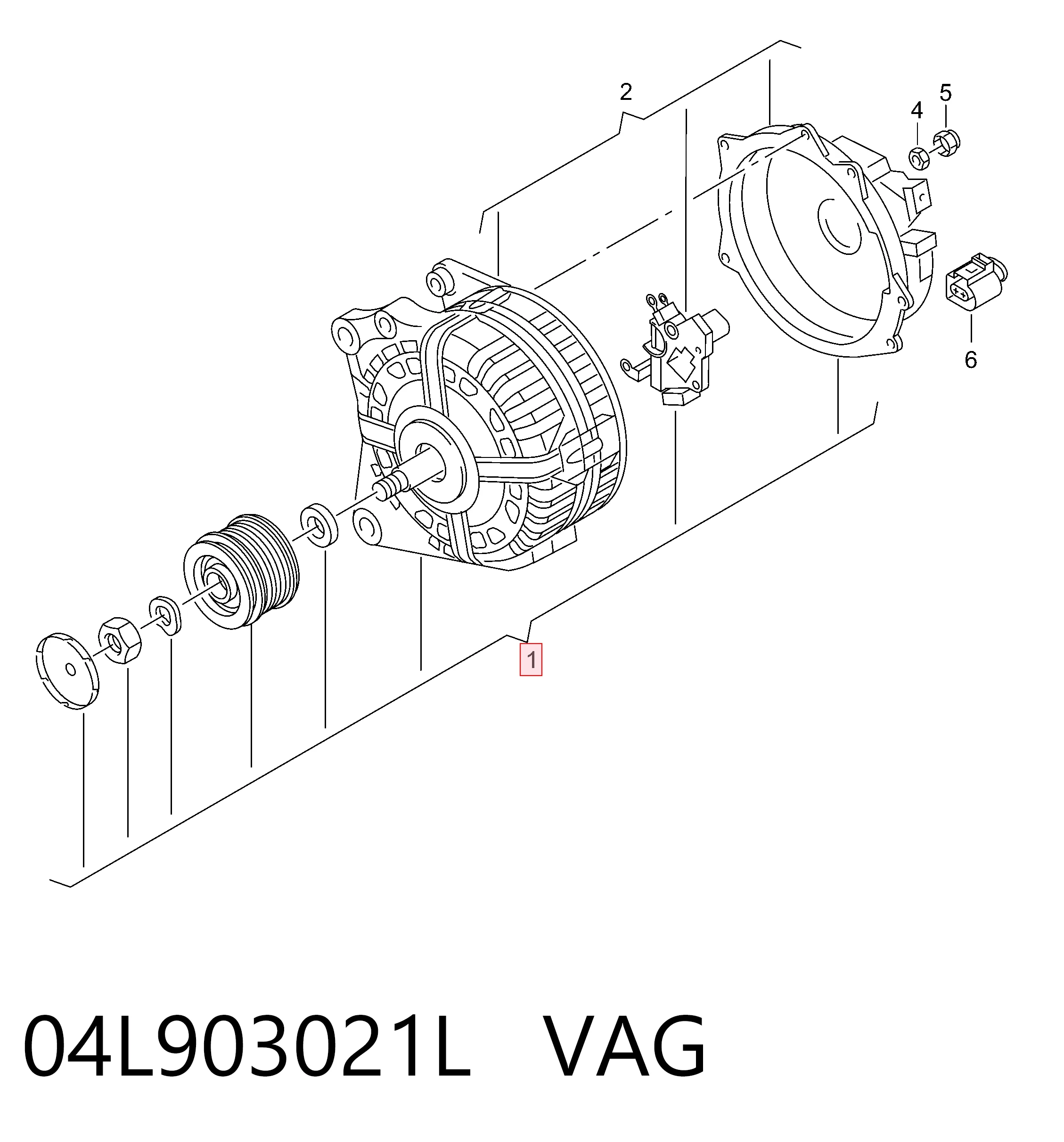 Comprar 04L903021L VAG Dynamo