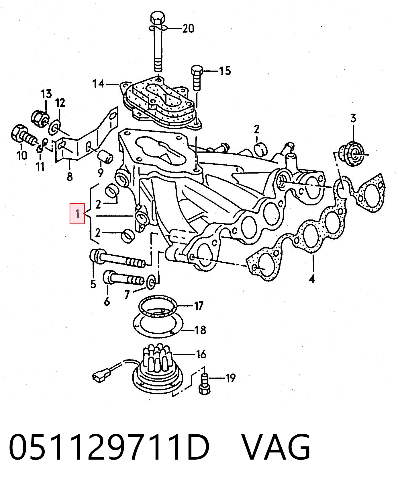 Comprar Colector de admisión Volkswagen Golf III 1E7 a bajo precio