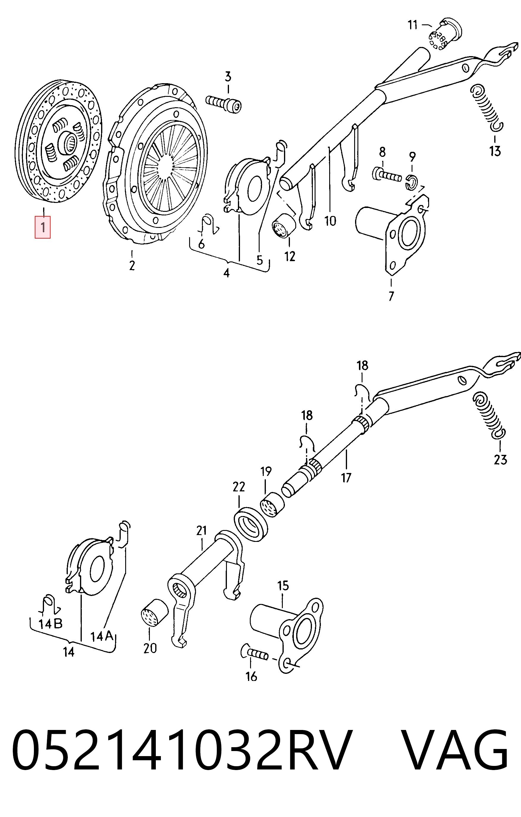 MD4501 Mecarm Disco de embrague