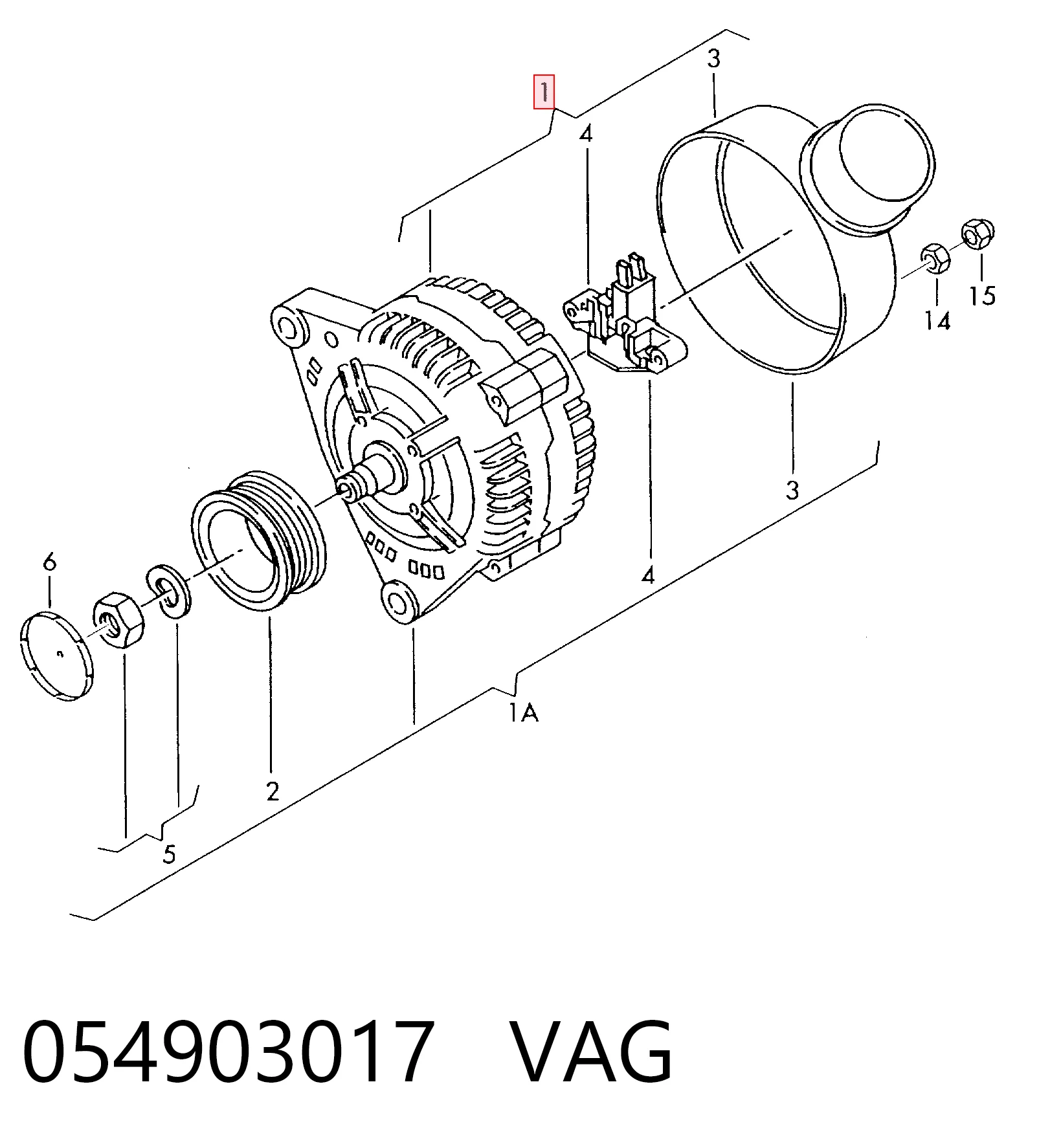 Comprar Alternador Audi 80  8C2 a bajo precio
