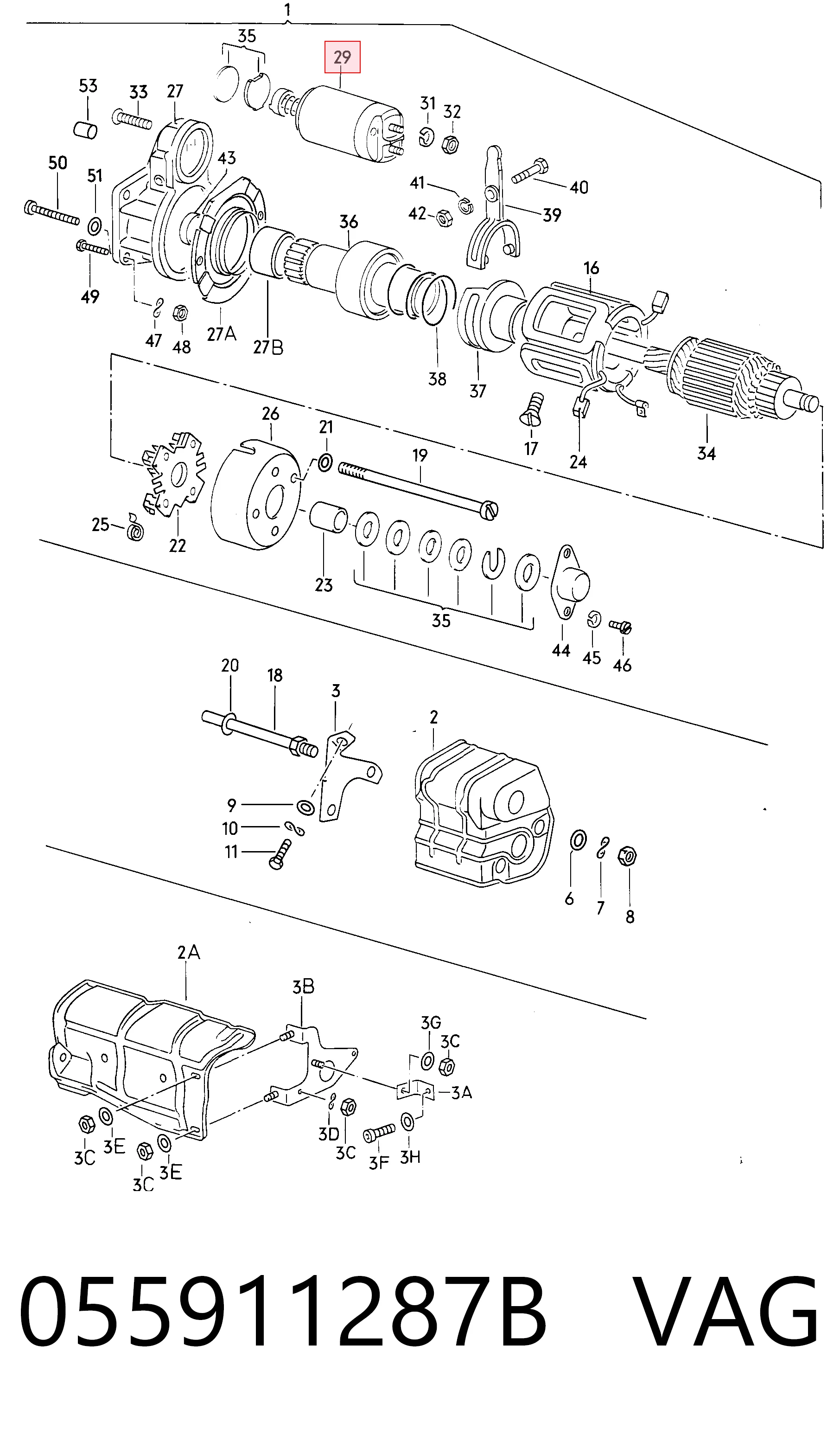 Solenoide arranque Audi A6  (1994-1998)