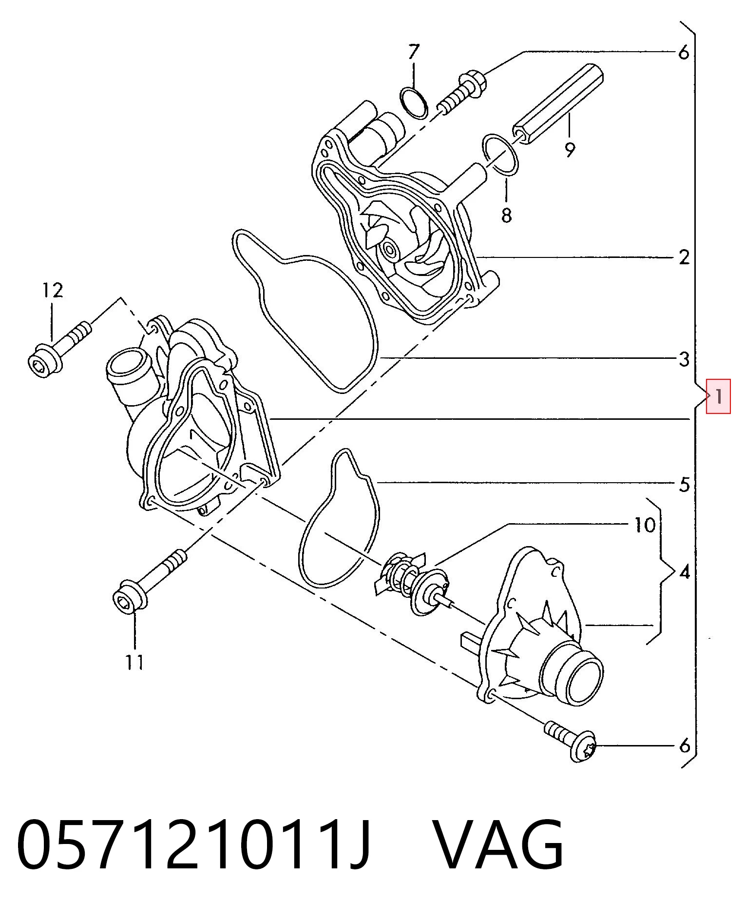 057121011J VAG