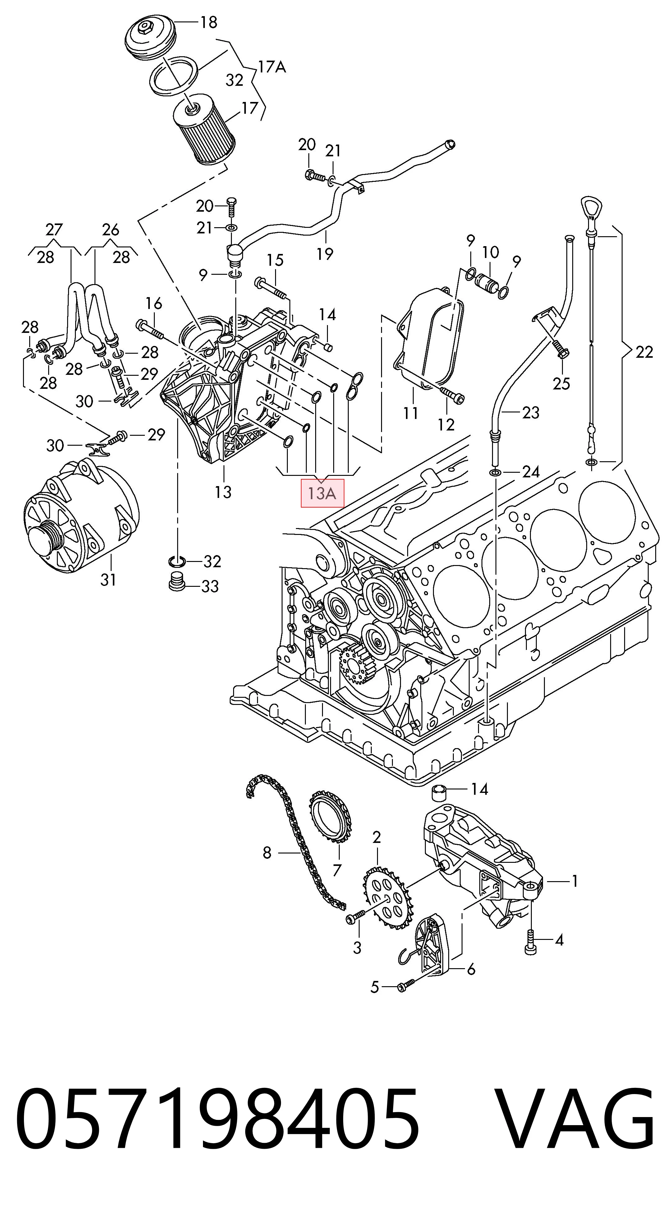  VAG 057198405 precio, desde 57,79 EUR