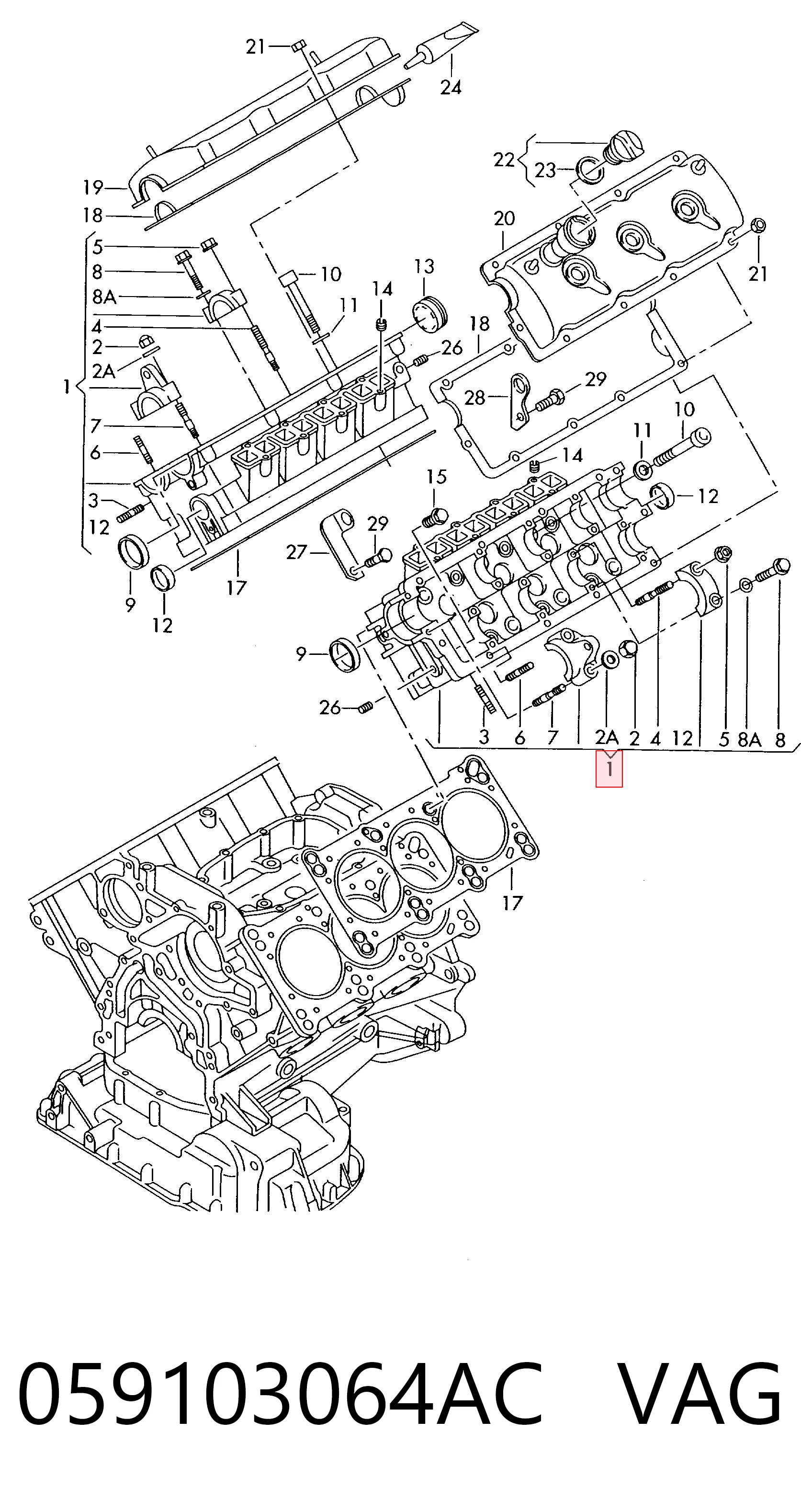 Comprar Culata Audi A6  4BH a bajo precio