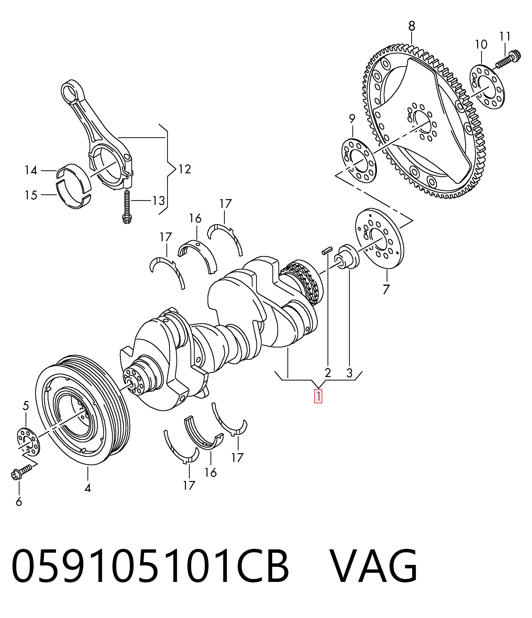 Comprar Cigüeñal Audi Q7  4LB