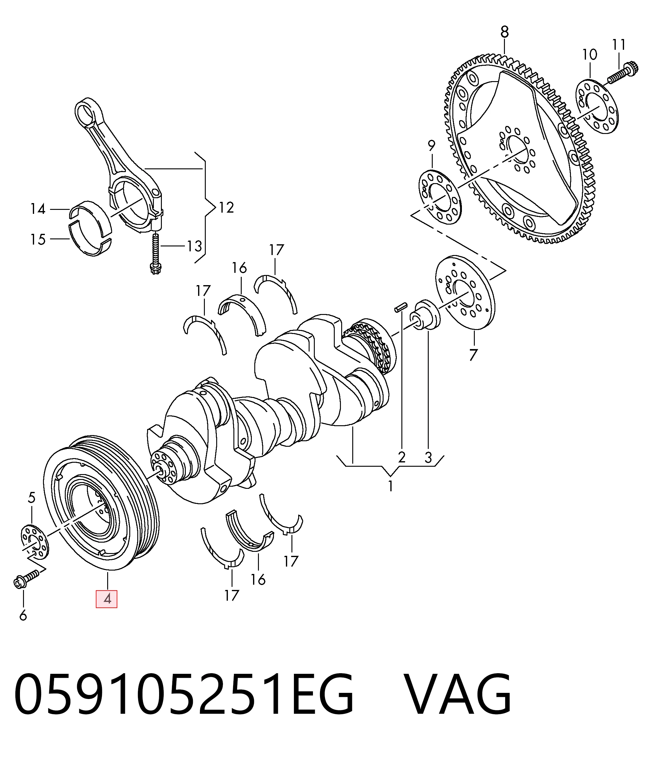 059105251EG VAG Dámper