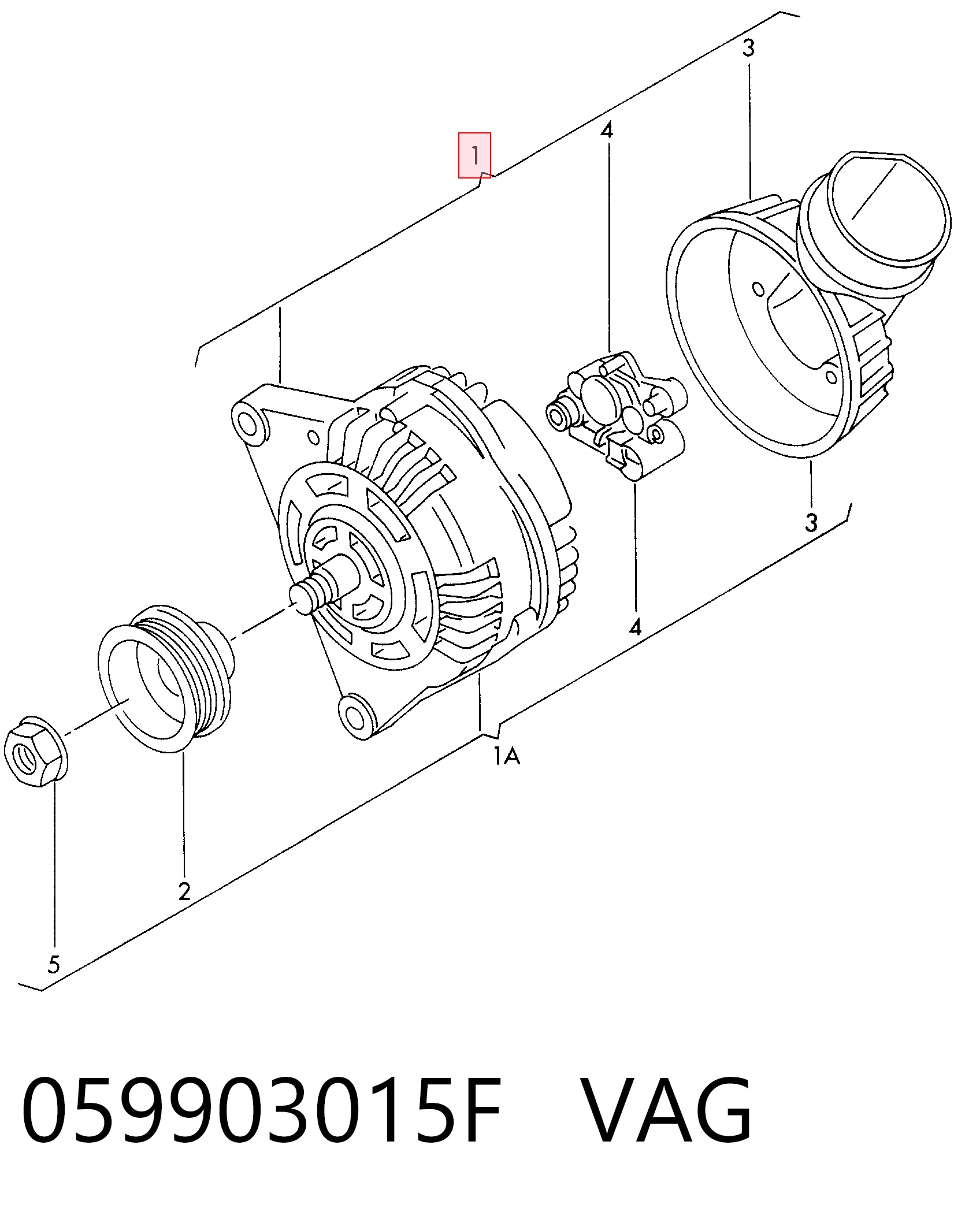 Generador A8  sedán (1994-2005) original desde 95,83 €