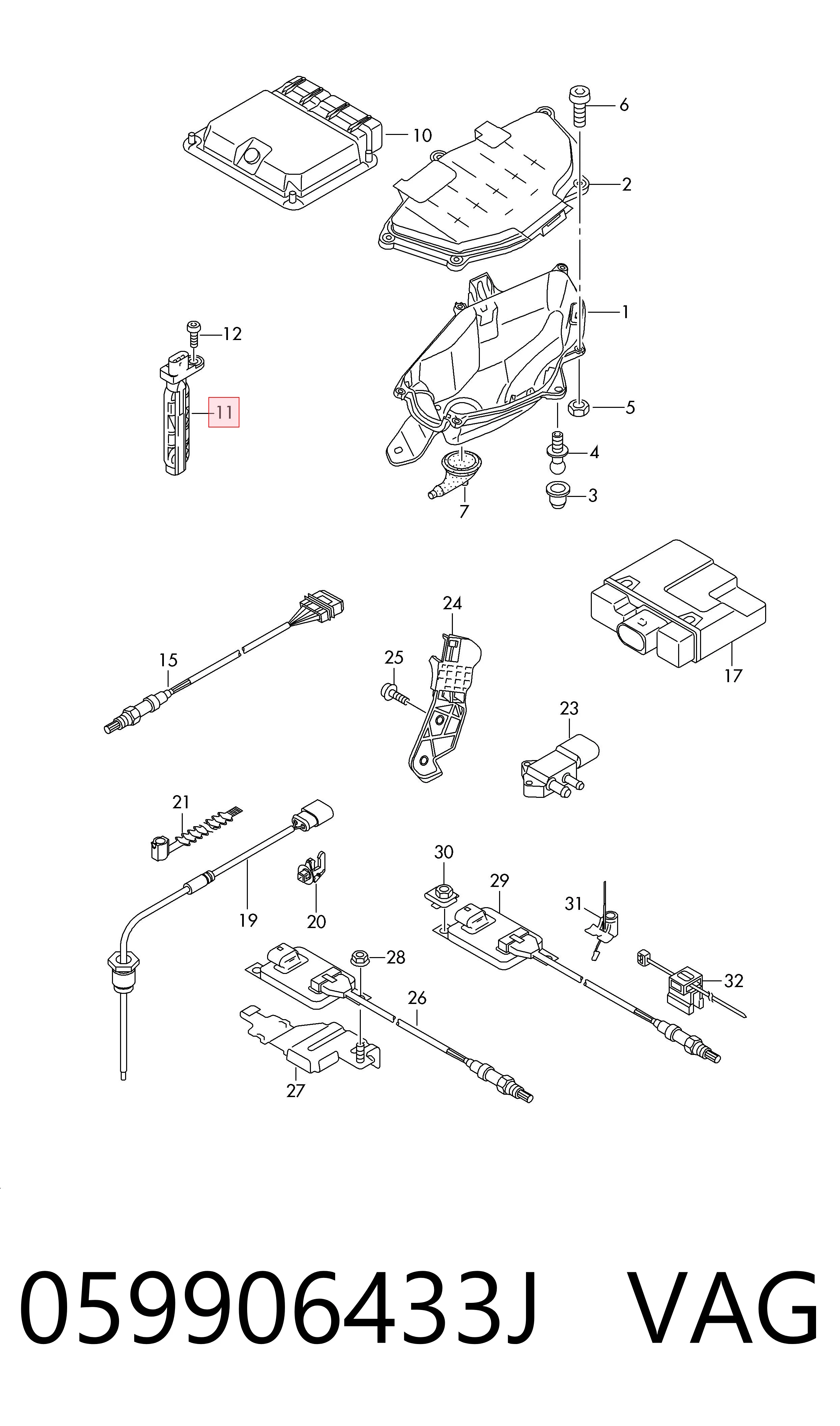 Generador de impulsos, cigüeñal  VAG 059906433J precio, desde 25,05 EUR