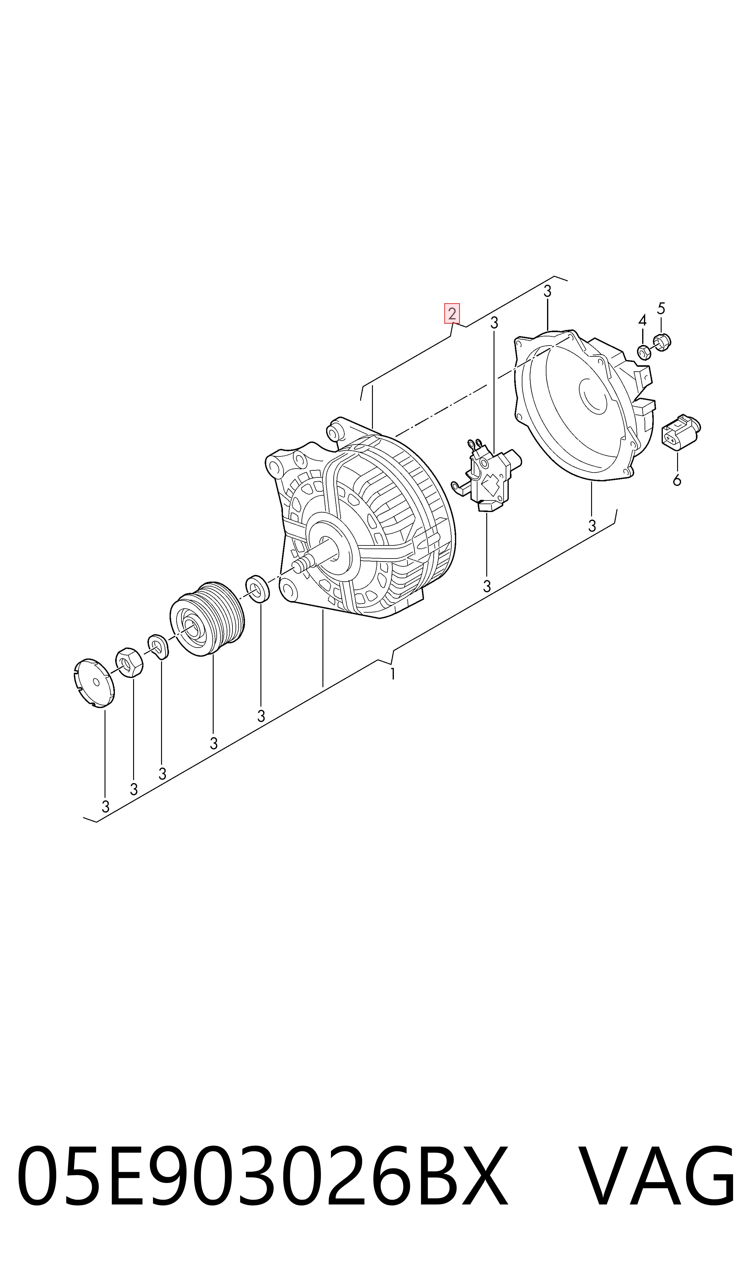 05E903026BX VAG