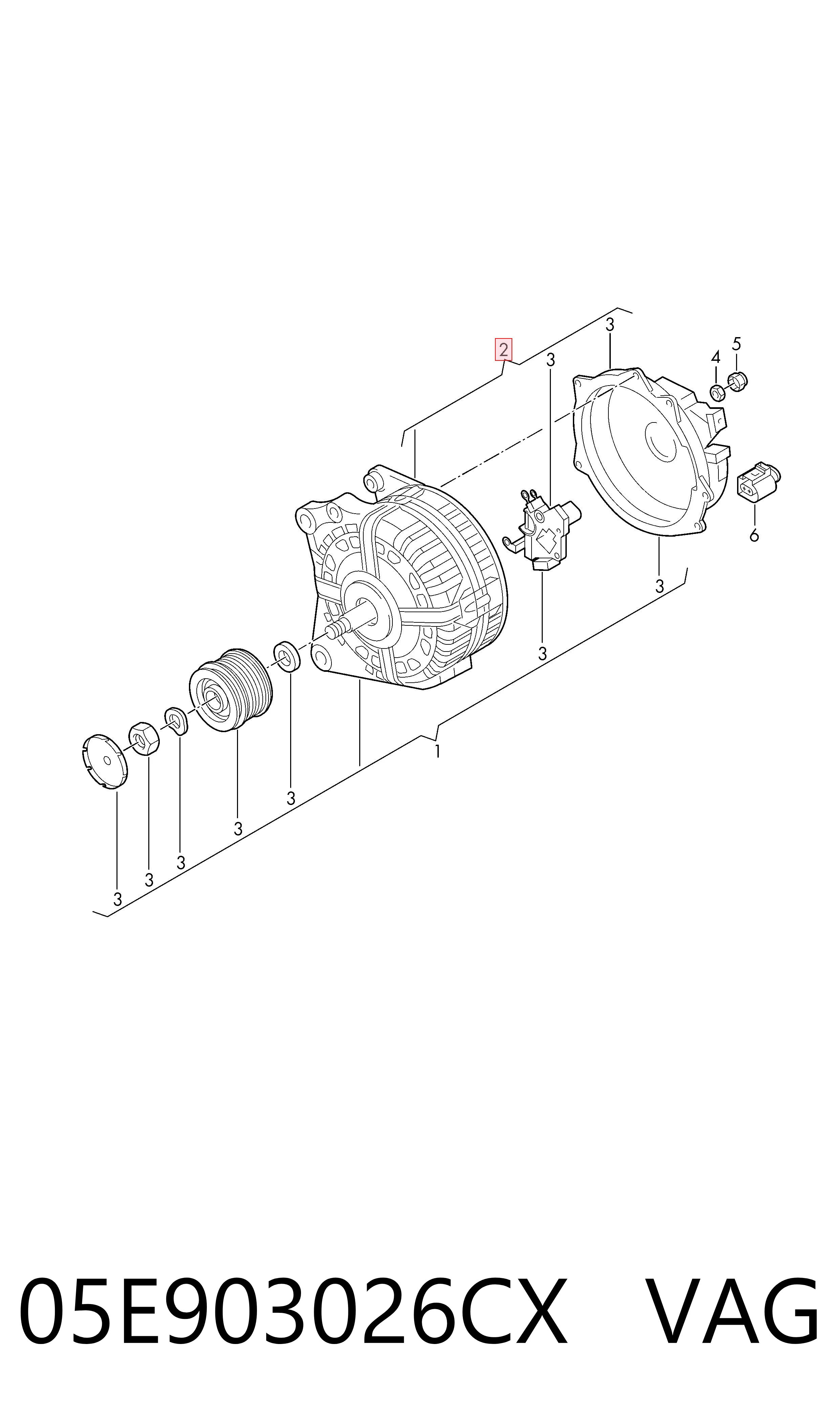 05E903026CX VAG