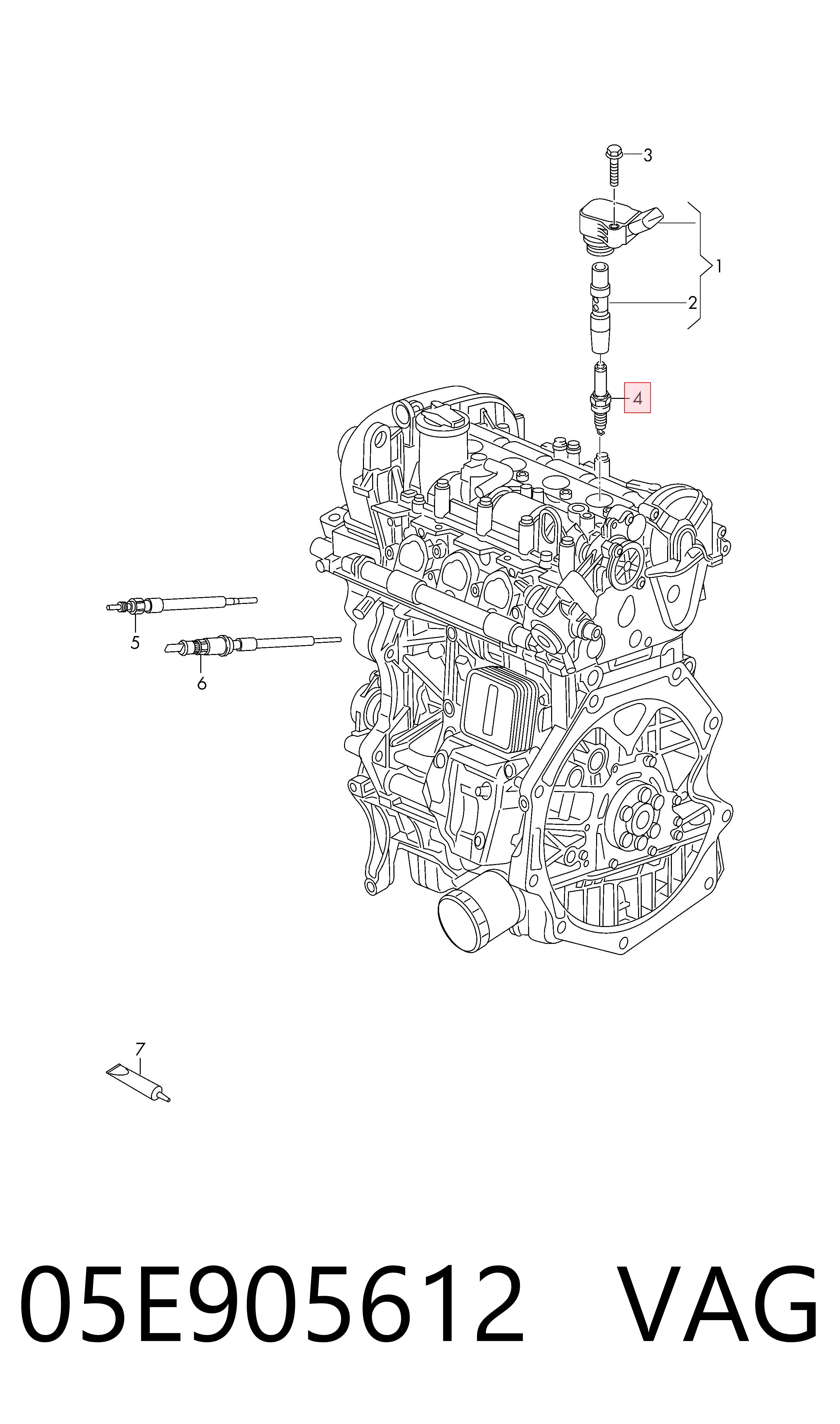 Bujías VAG 05E905612 precio, desde 11,18 EUR