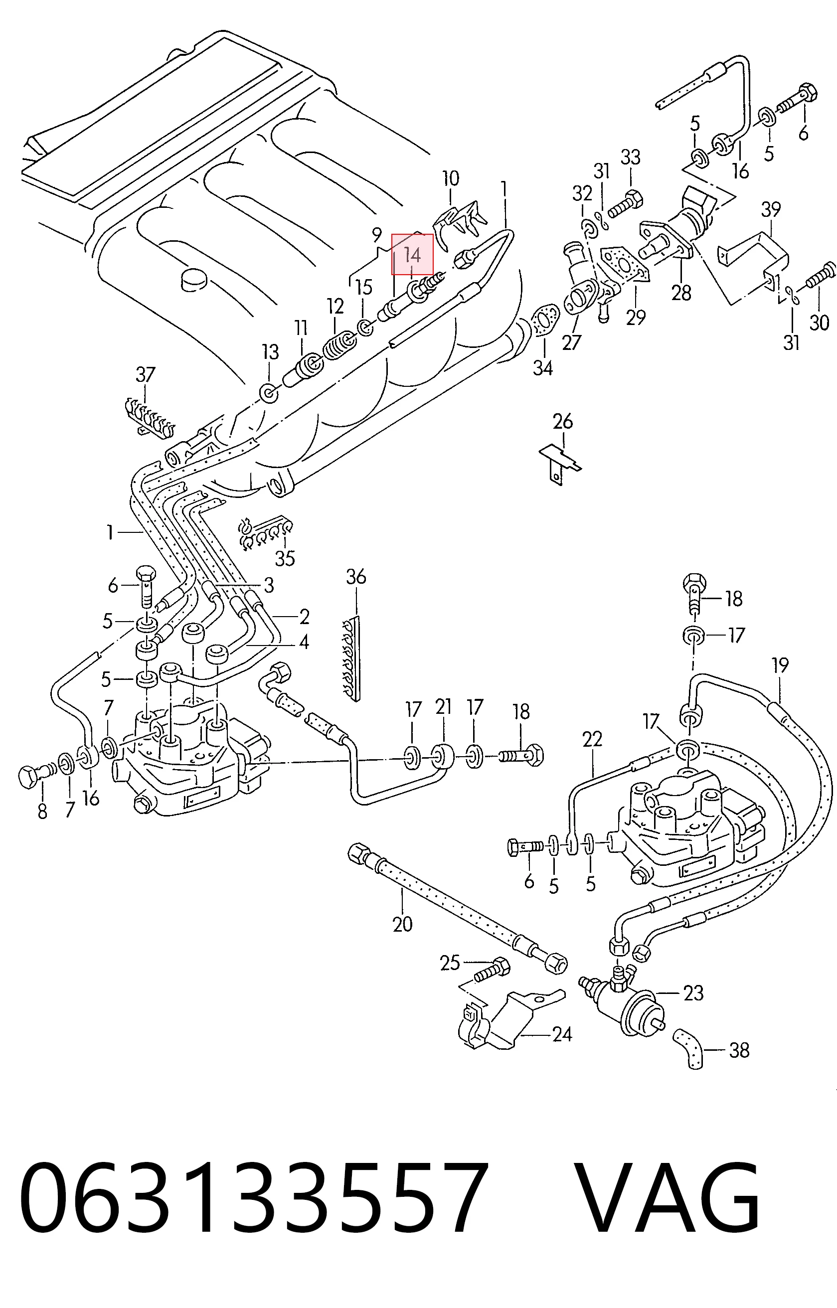 Kit de reparación del inyector para Seat Toledo 1L