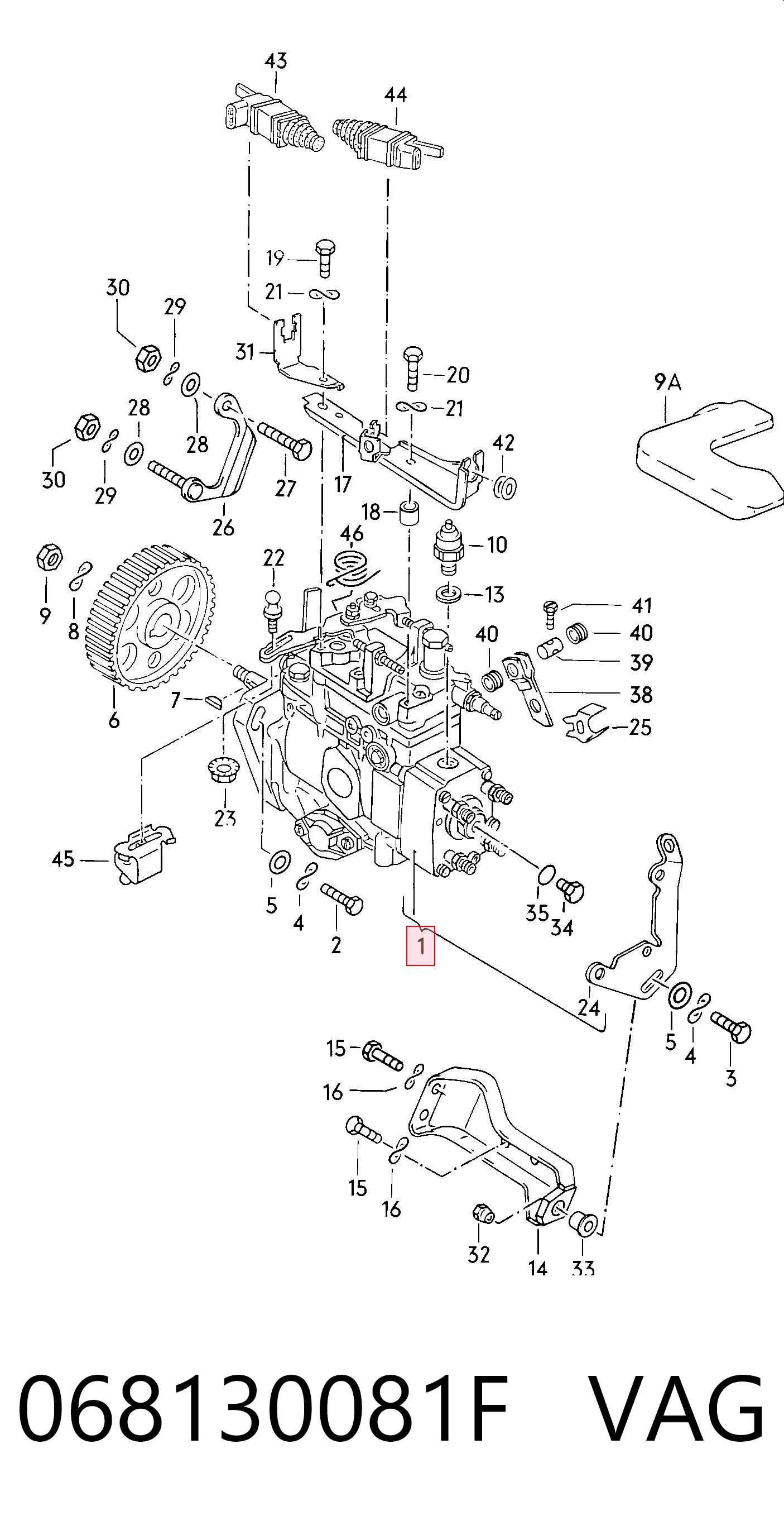 Comprar Bomba de alta presión de combustible Volkswagen Golf II 19E, 1G1 a bajo precio