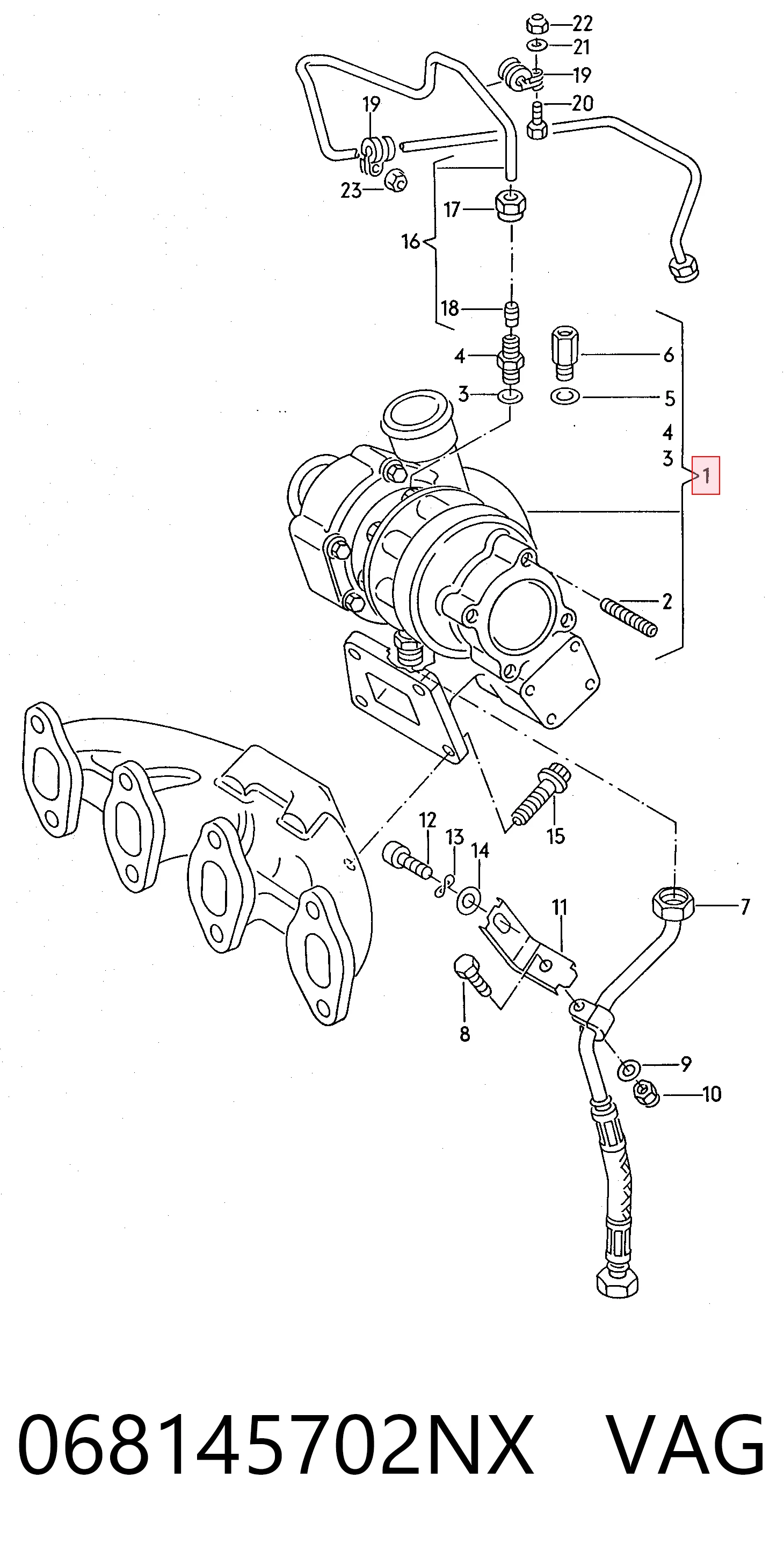 Comprar Turbocompresor Volkswagen Jetta II 19E, 1G2, 165, 167