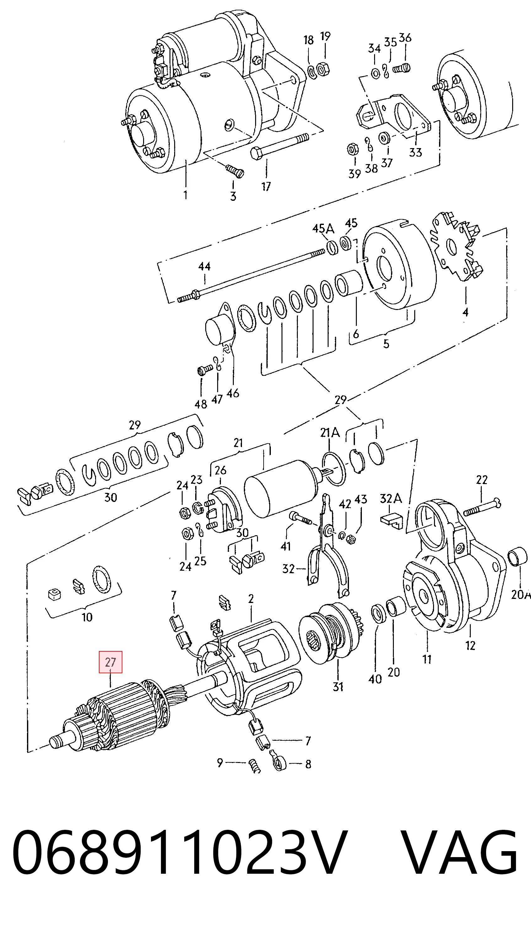 Motor de arranque 0986010928 Bosch