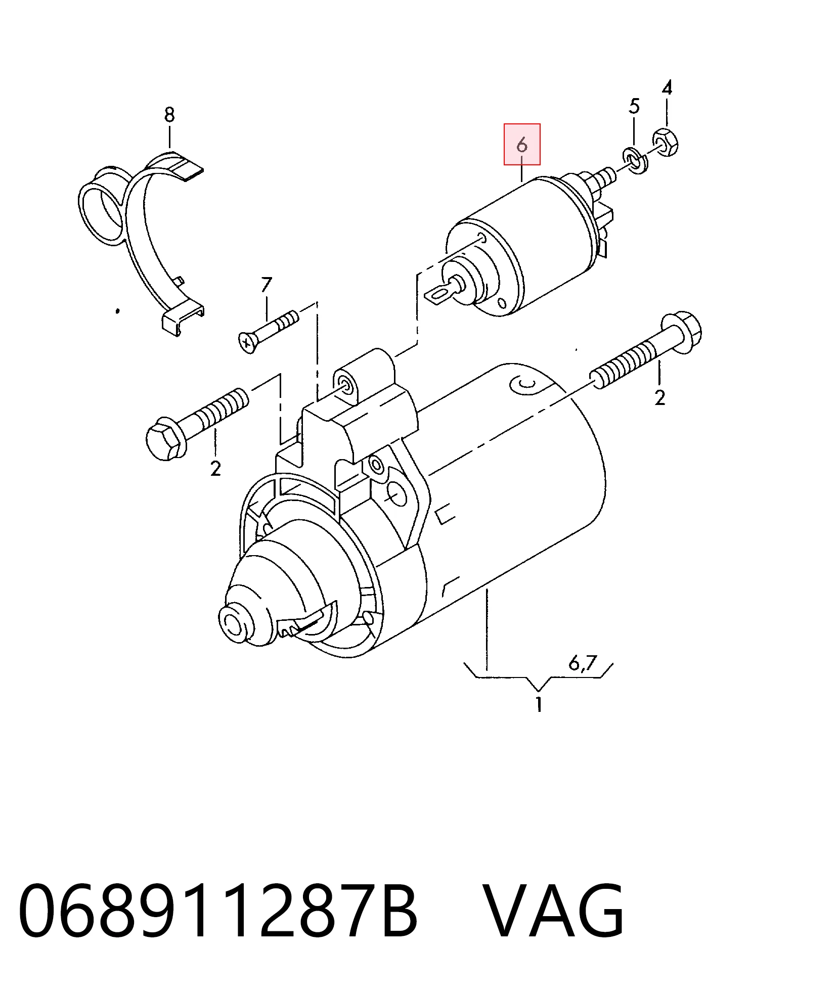 Interruptor magnético estárter Volkswagen Multivan  desde 32,26 €