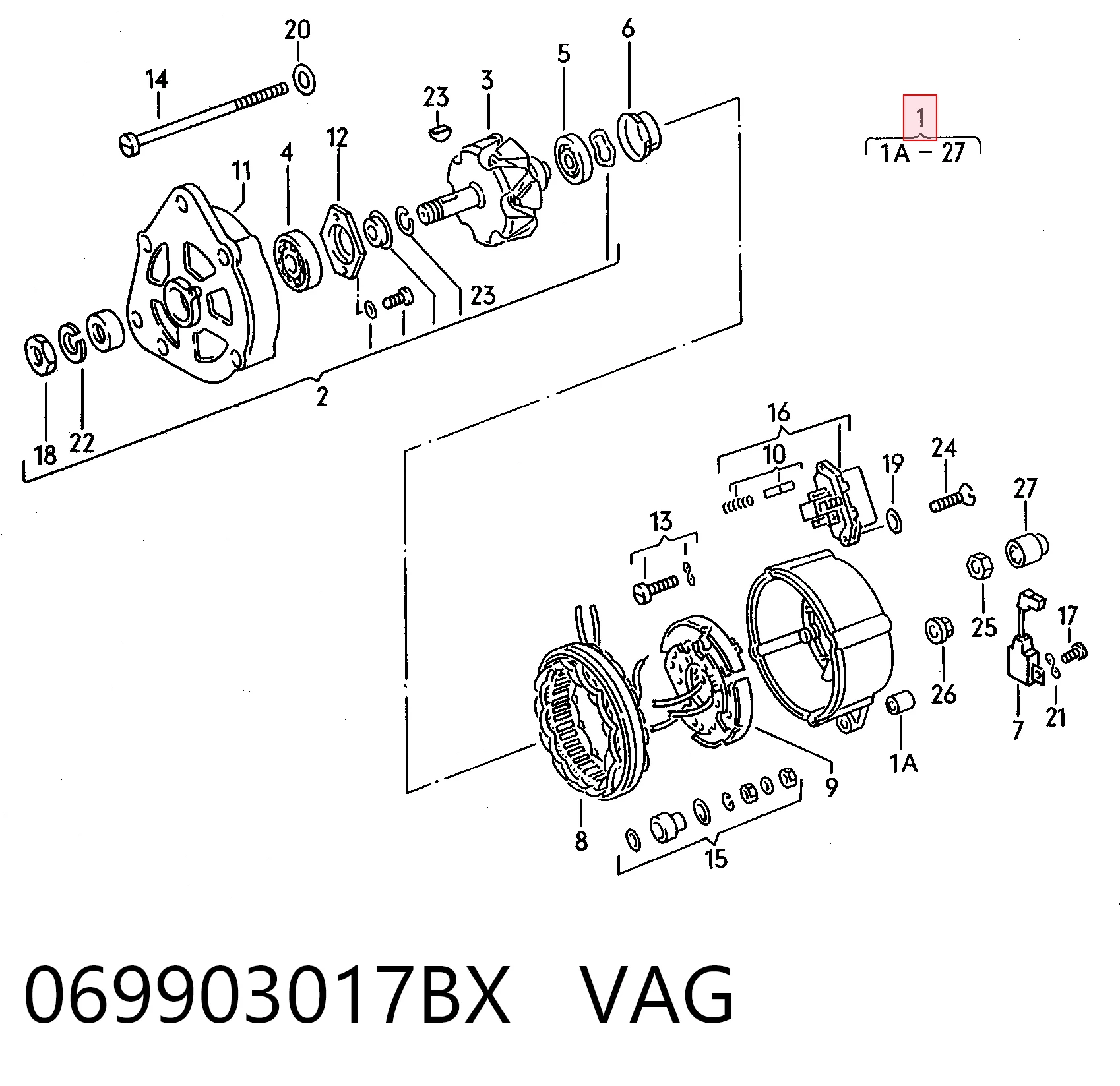069903017BX VAG