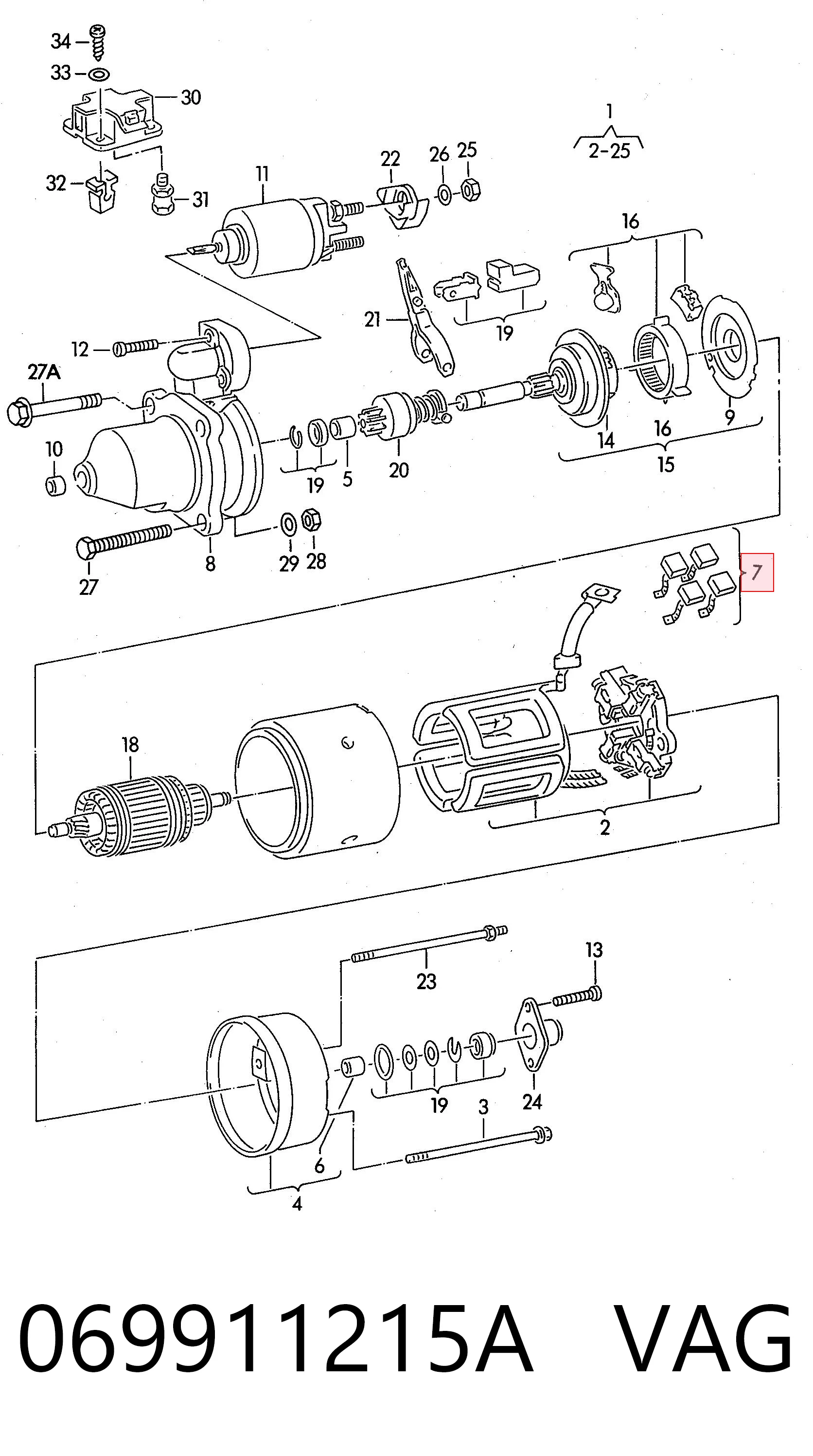 SBR5638 Wood Auto Escobilla motor de arranque