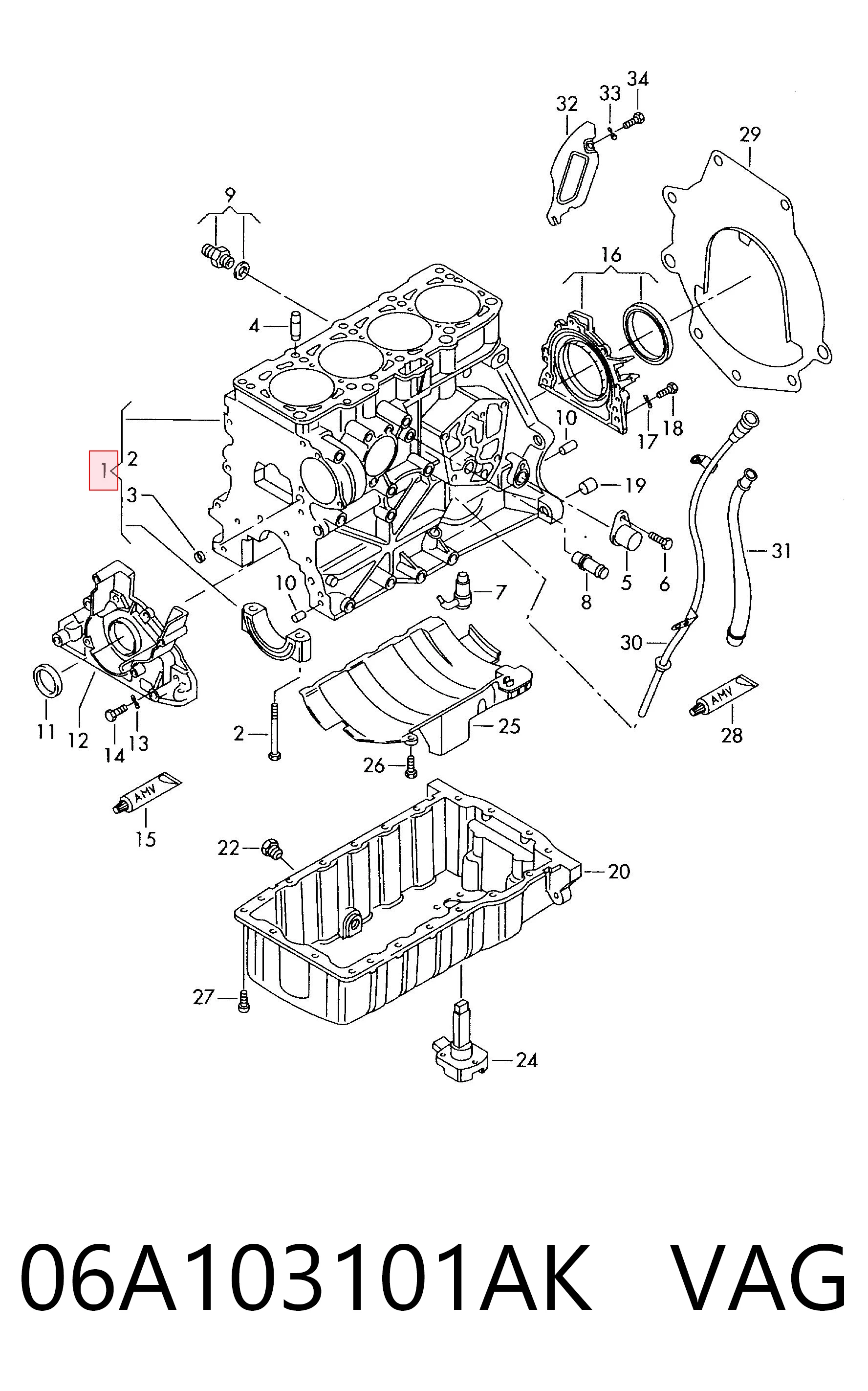06A103101AK VAG