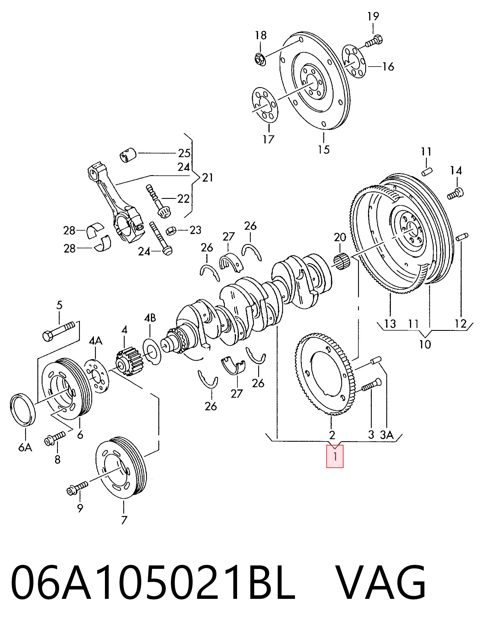 06A105021BL VAG