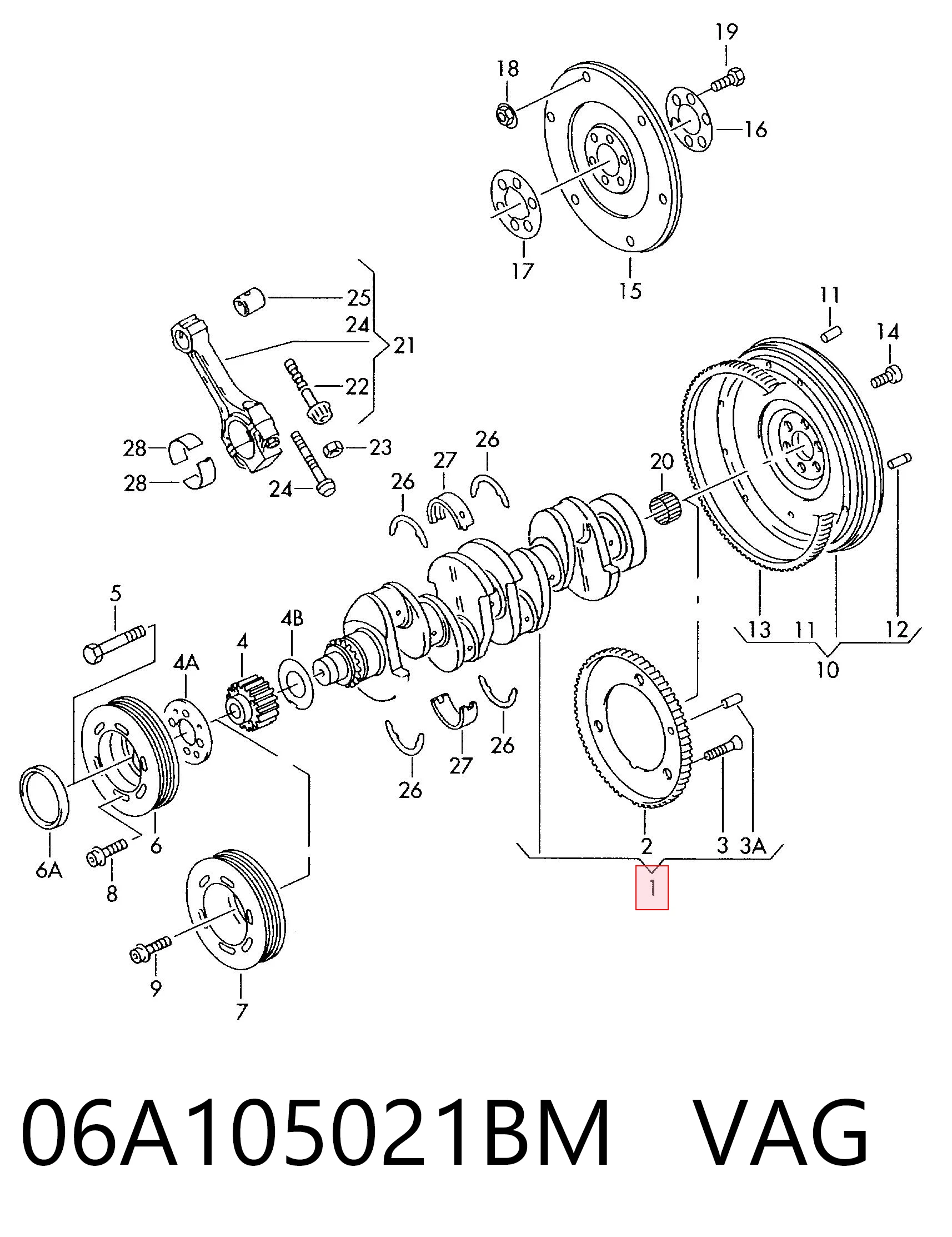 06A105021BM VAG