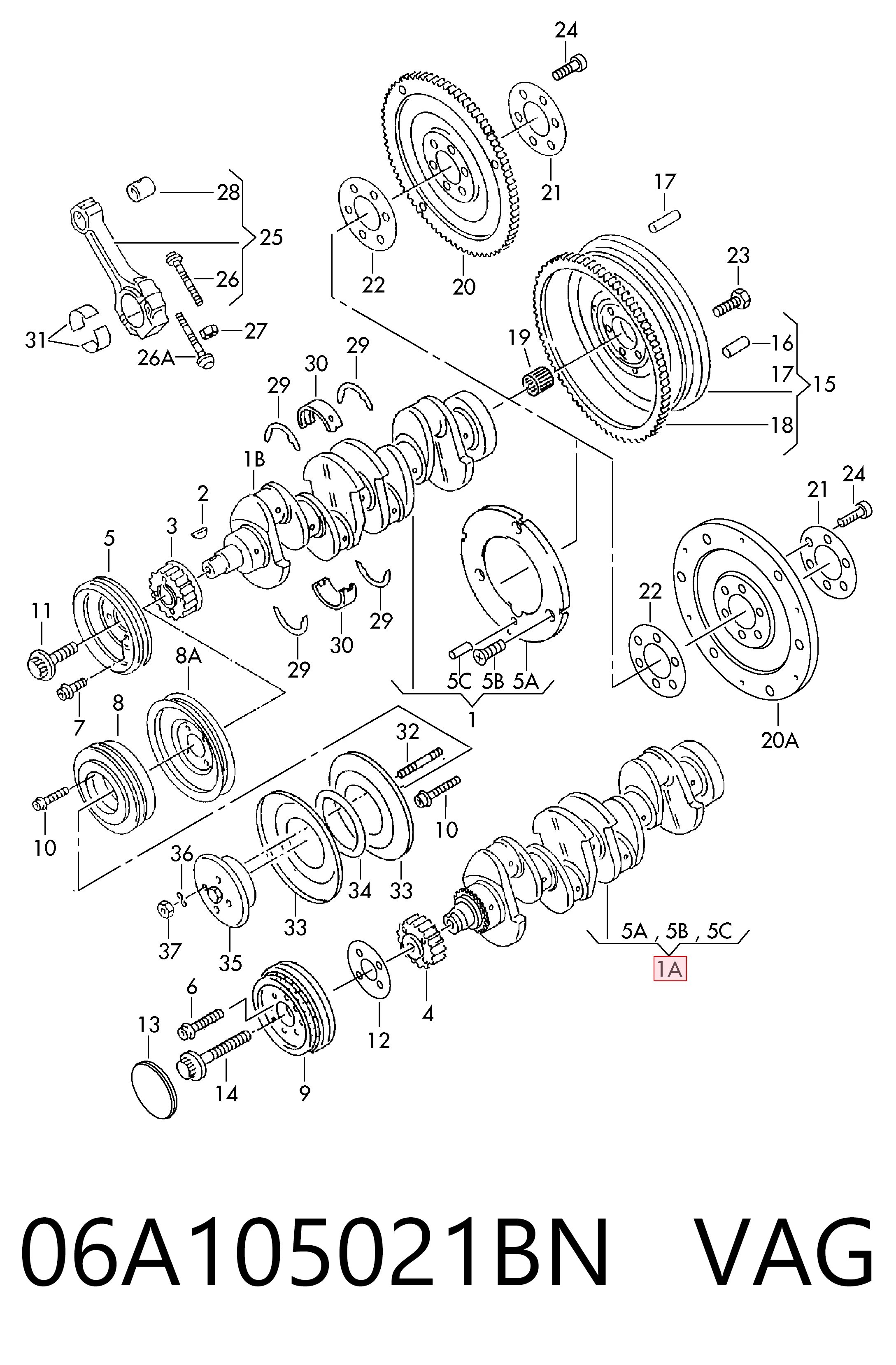 06A105021BN VAG