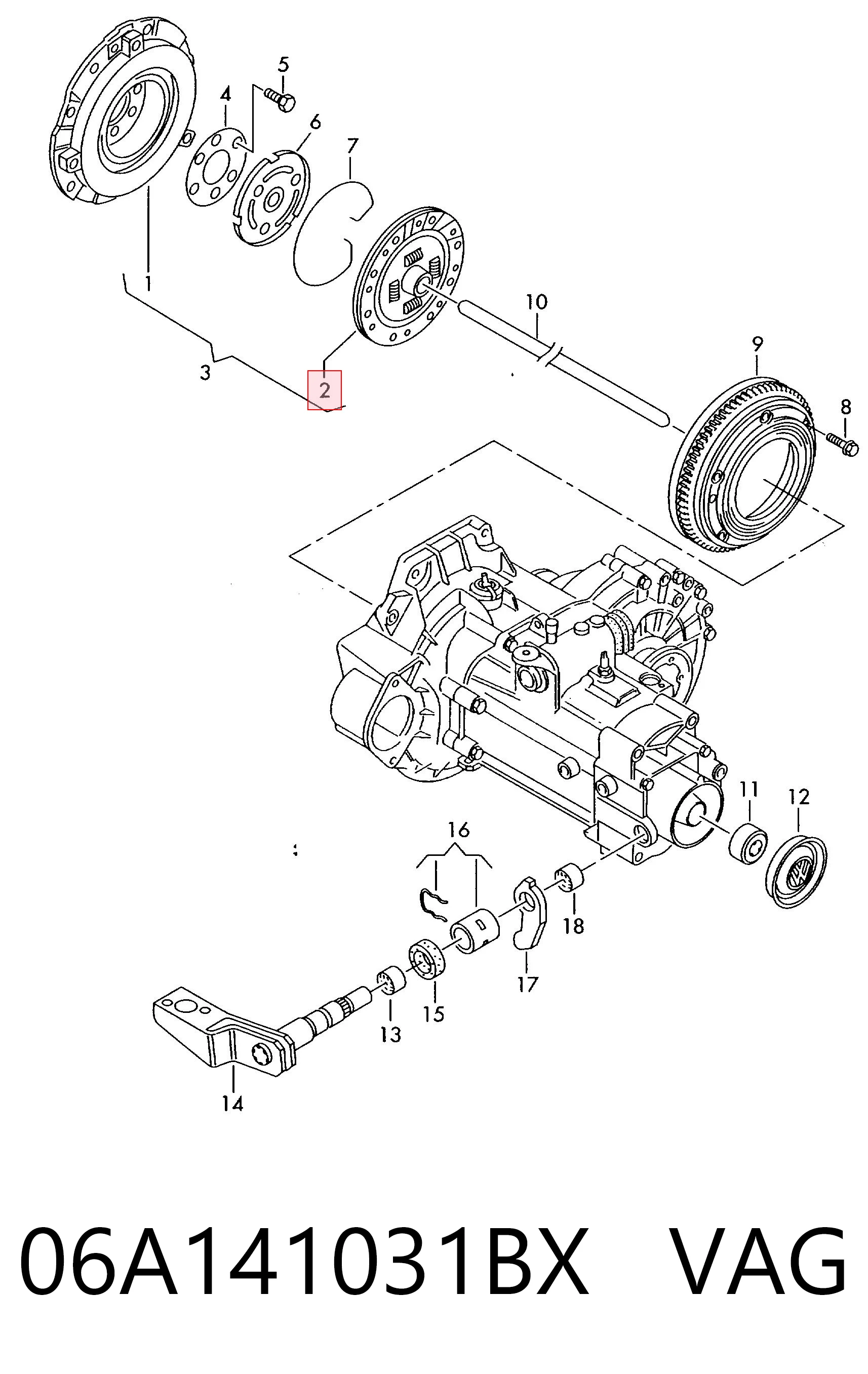Embrague de disco para Volkswagen Golf IV (1J5)