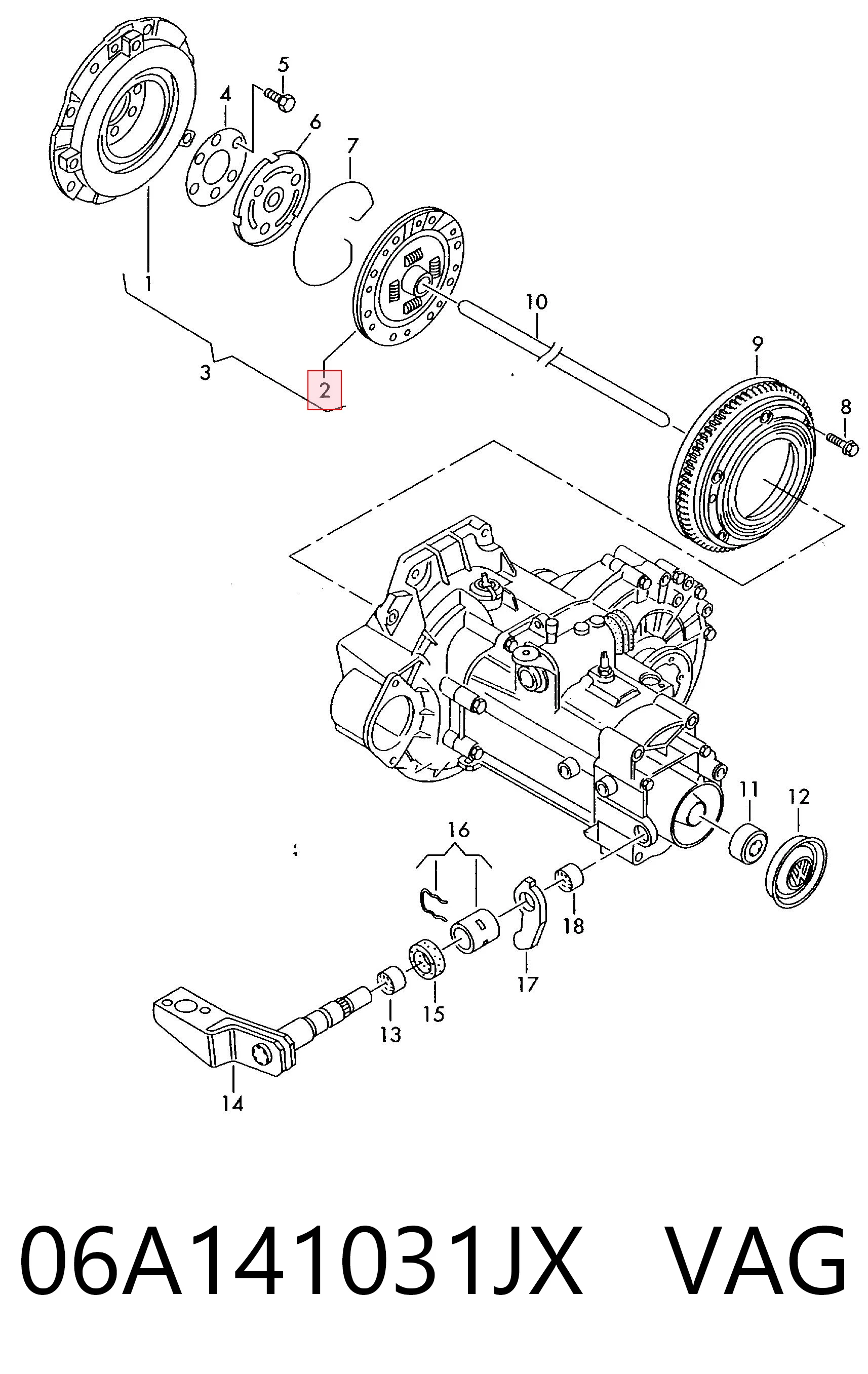 Disco de embrague para Seat Leon 1M1