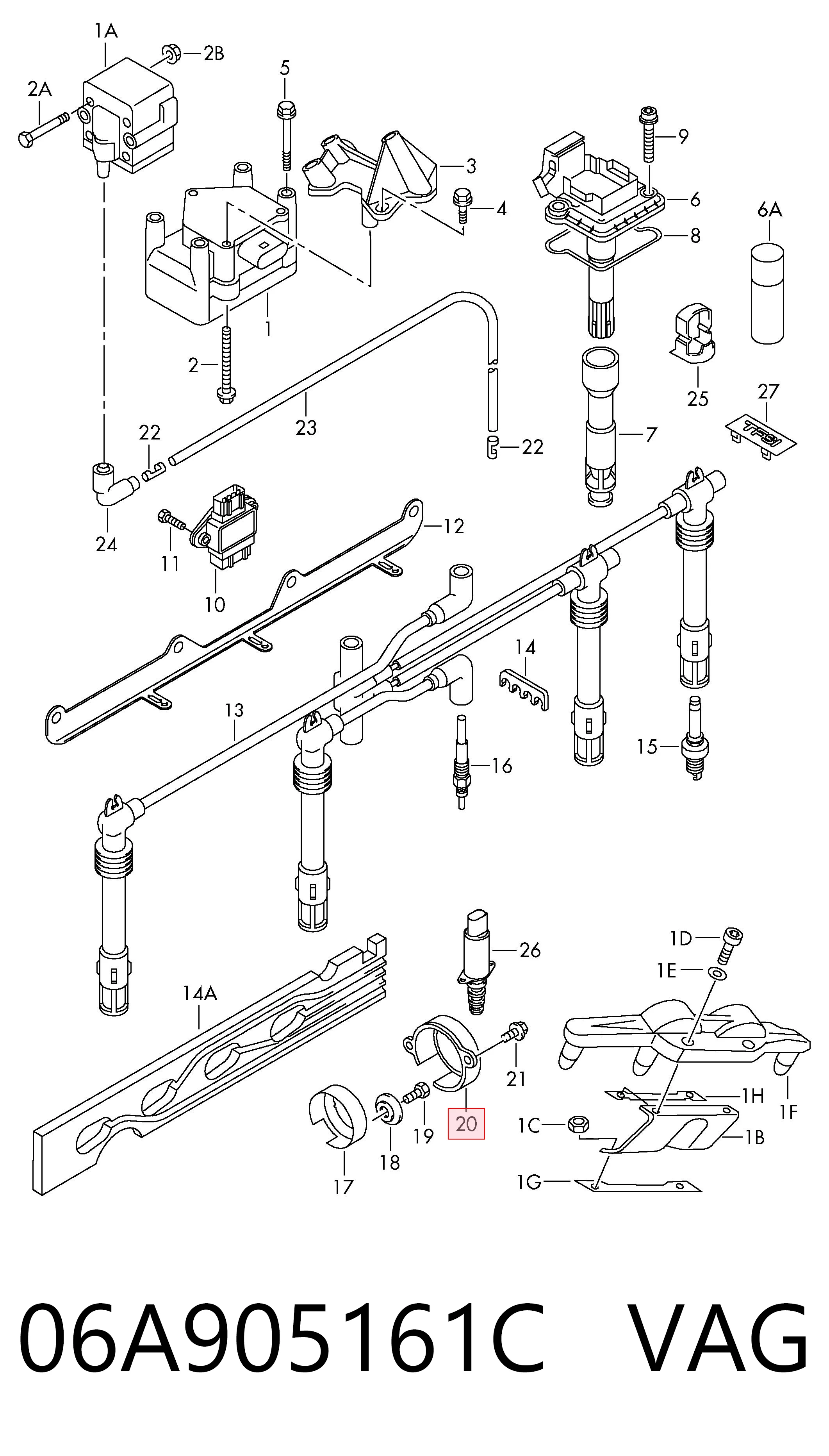 Sensor de efecto Hall Volkswagen Polo III desde 20,72 €
