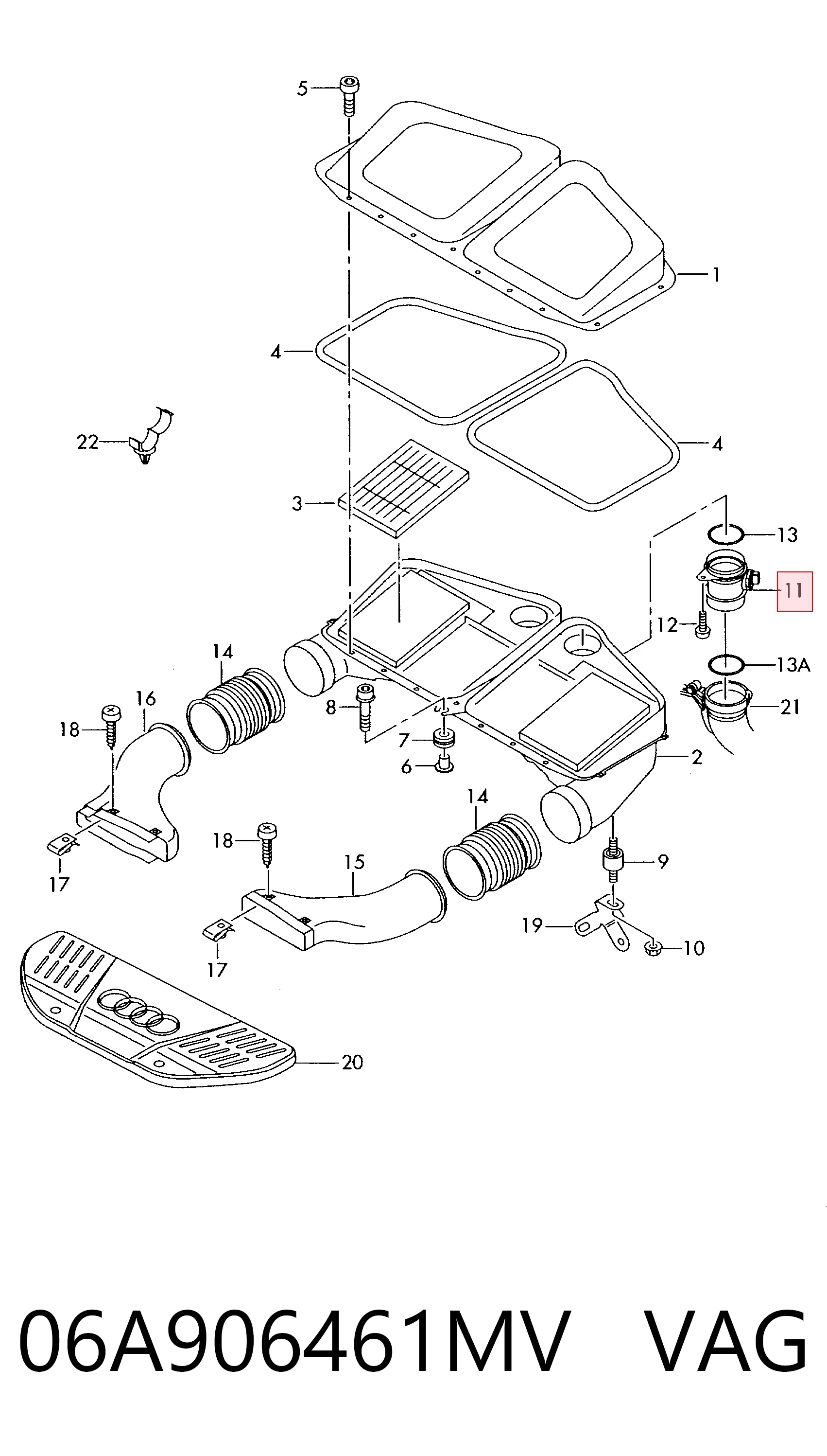 Comprar Sensor de masa de aire TT  8N3