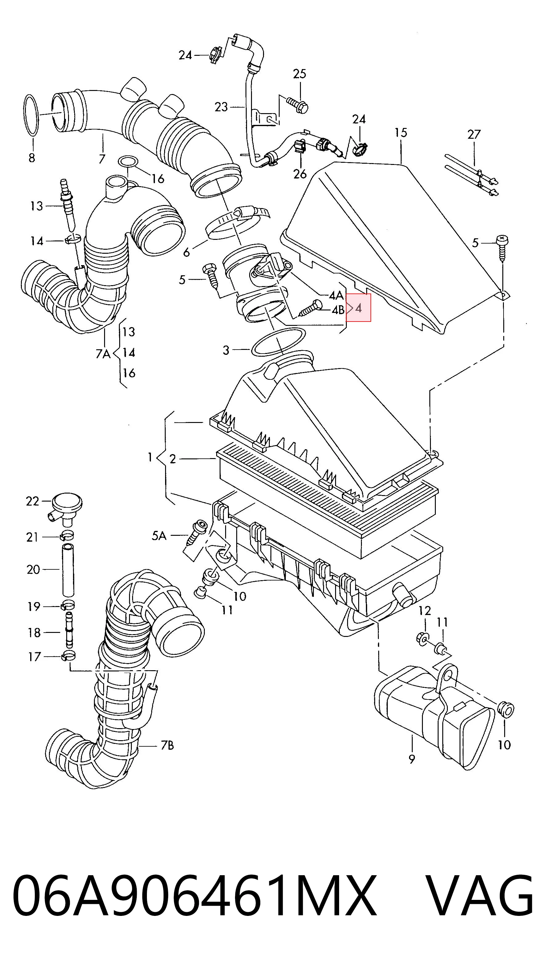 06A906461MX VAG