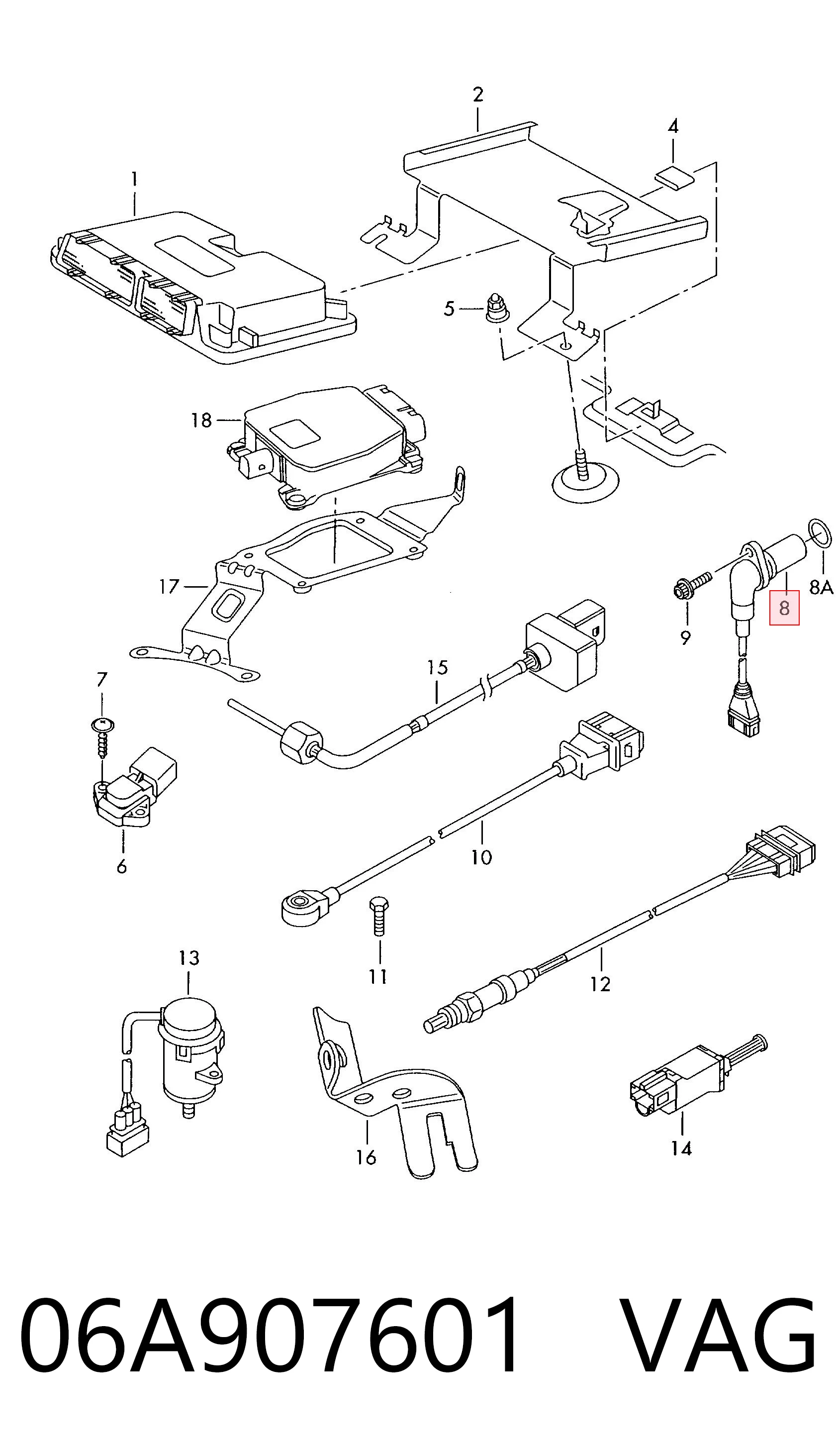 Sensor de árbol de levas PLUS AFTERMARKET OECVW00364 precio, desde 22,14 EUR