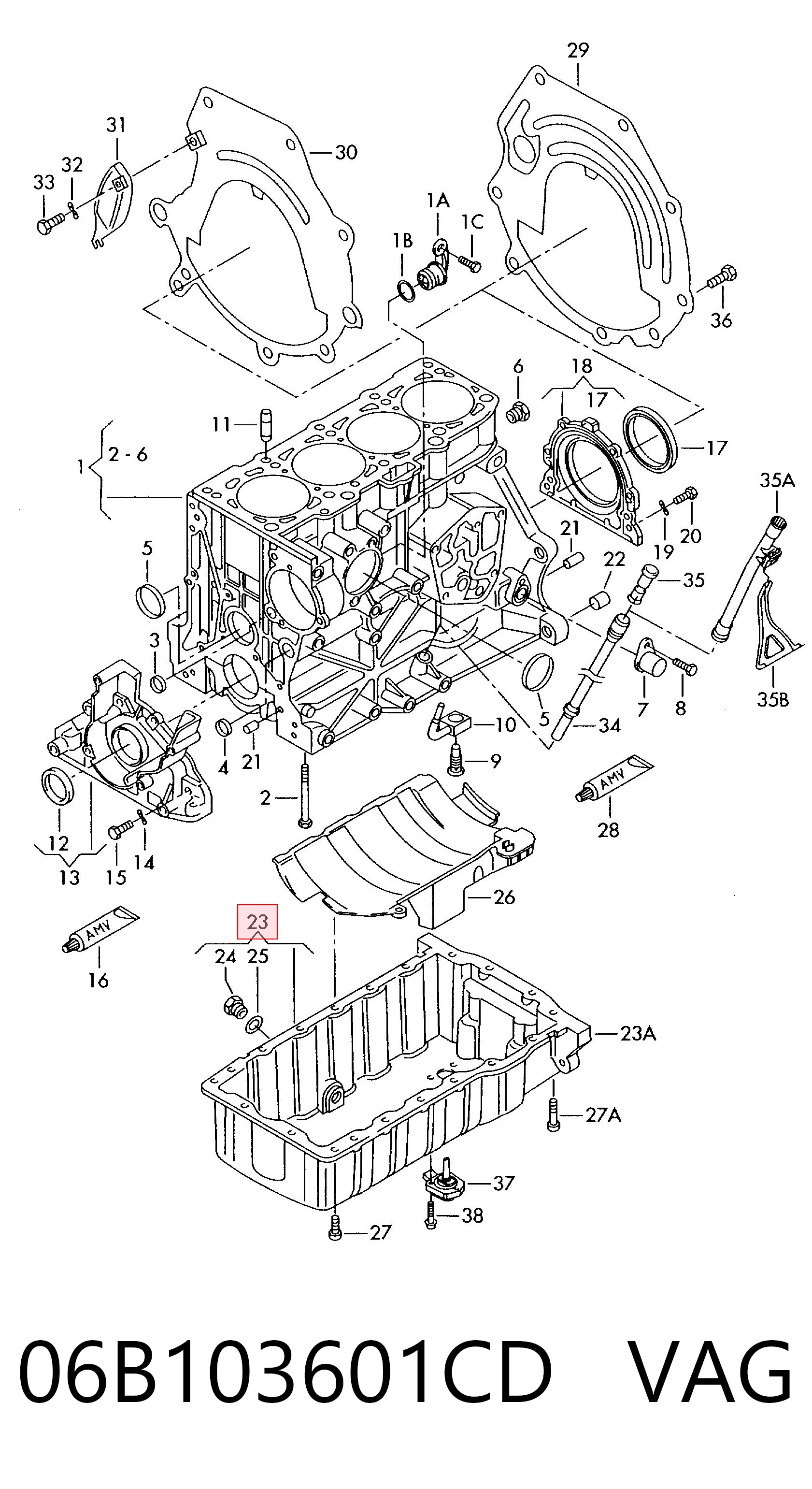 06B103601CD VAG
