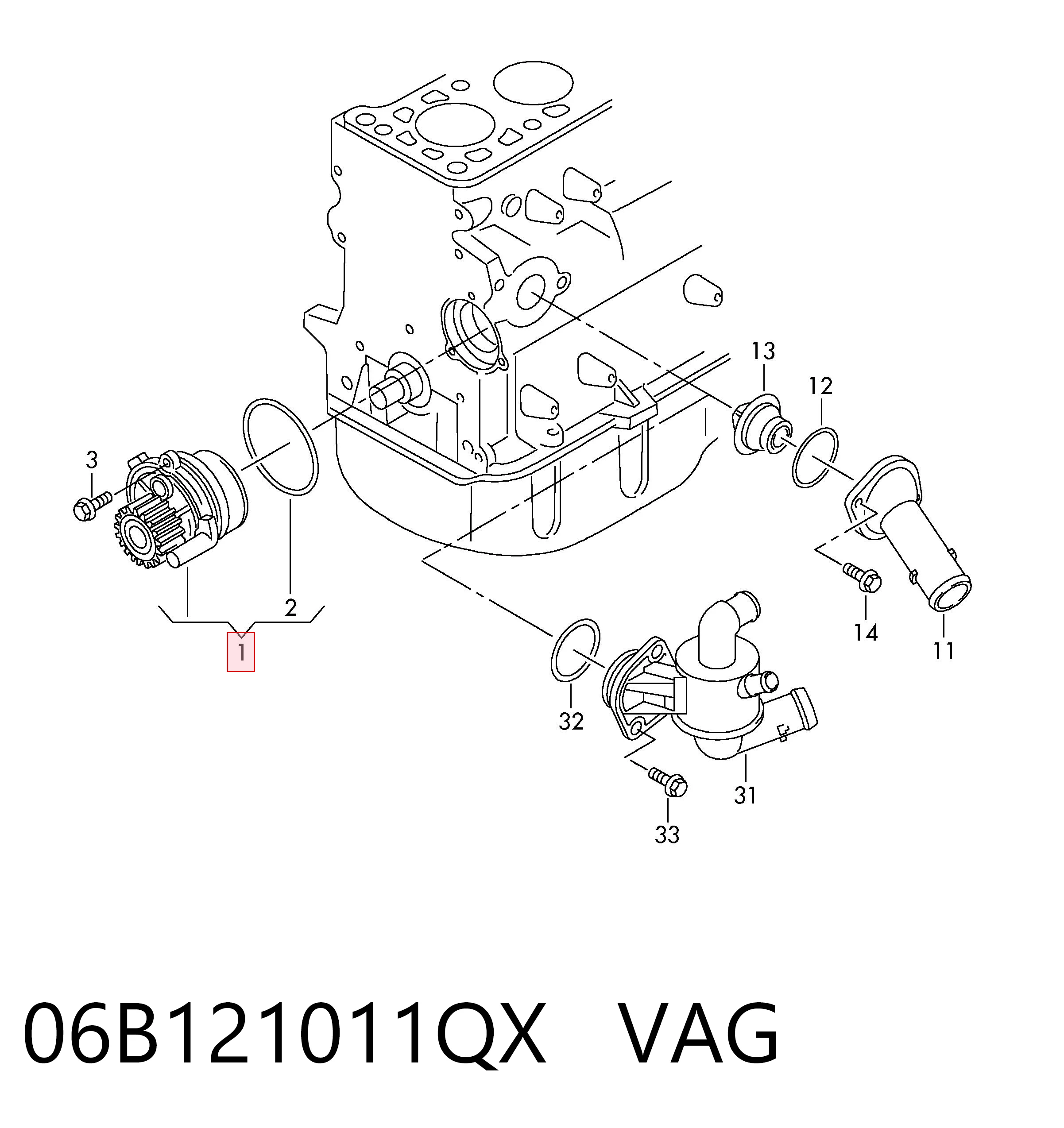 06B121011QX VAG