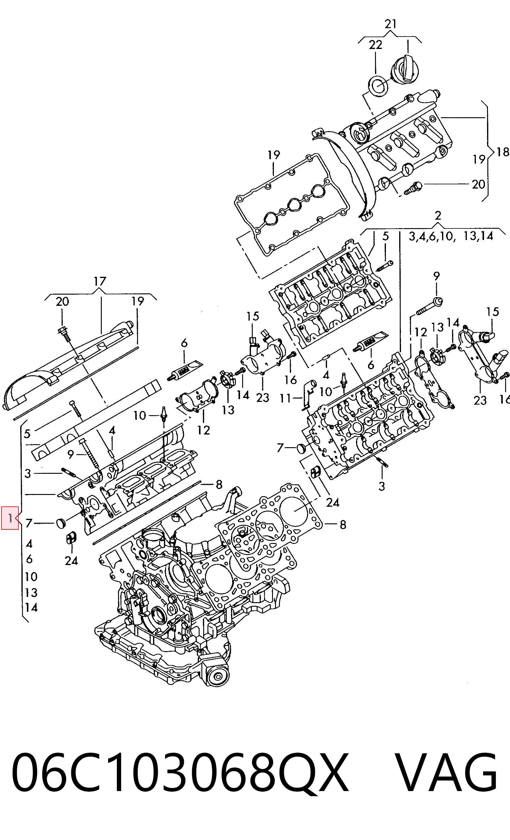 06C103068QX VAG