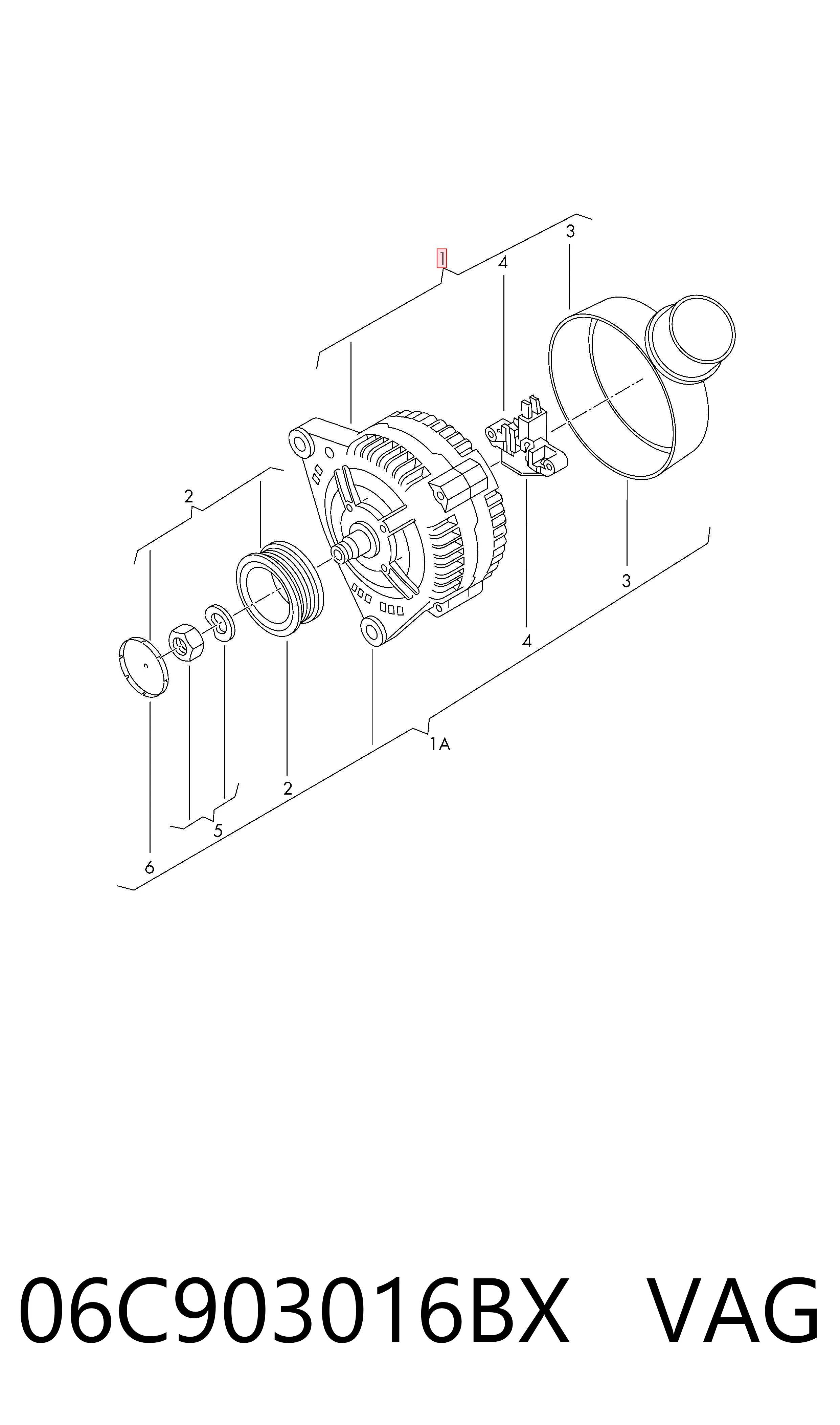 06C903016BX VAG