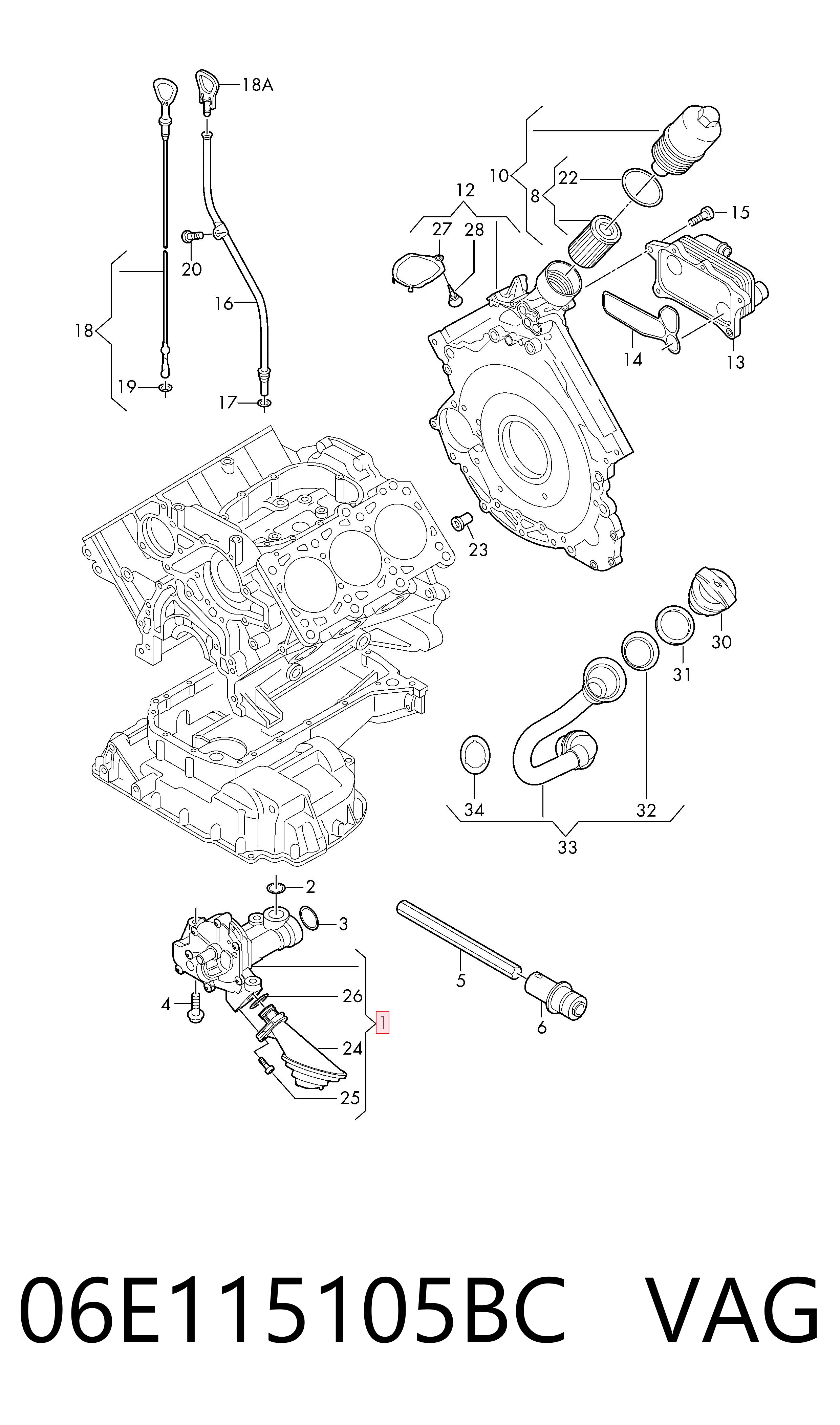 06E115105BC VAG