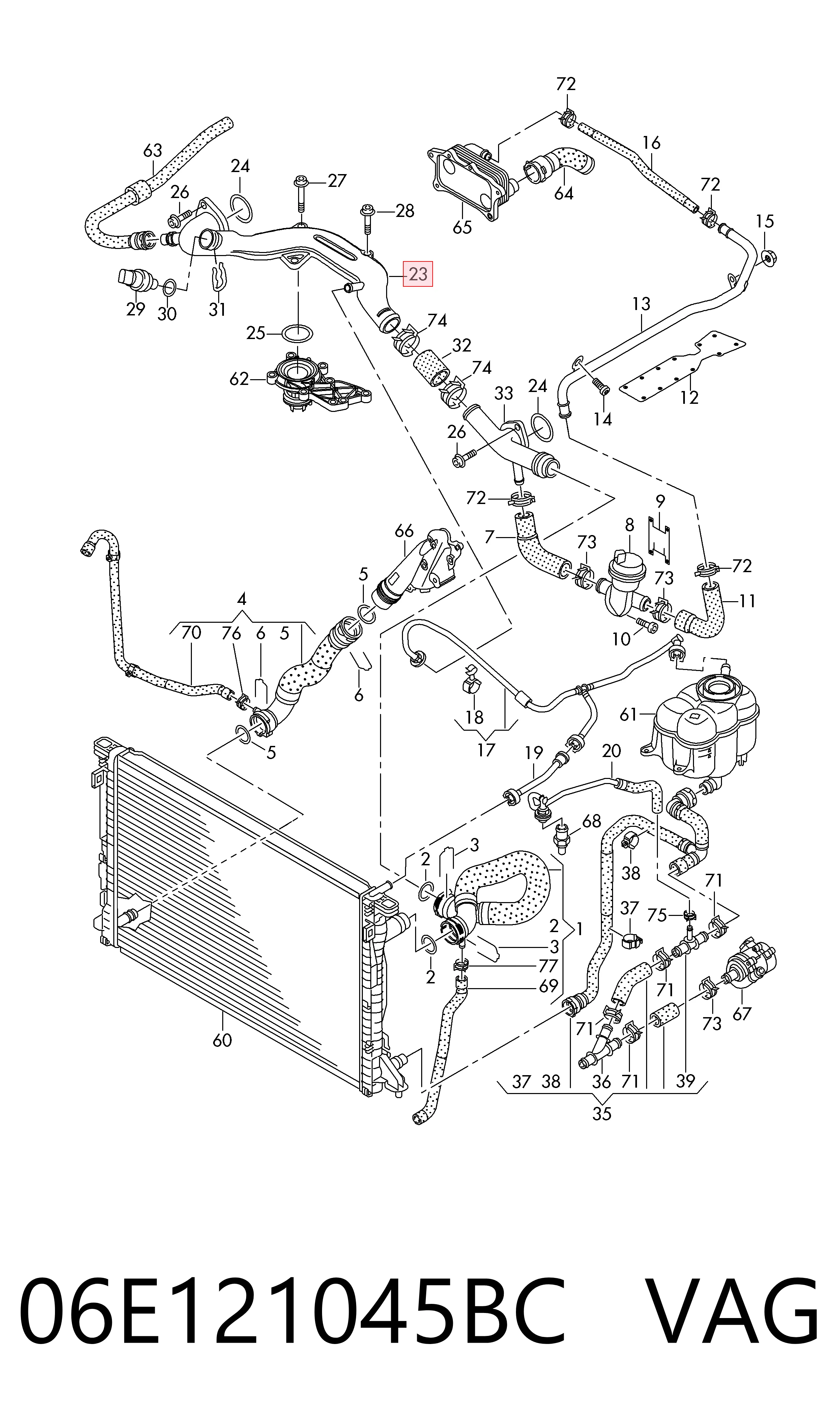 06E121045BC VAG