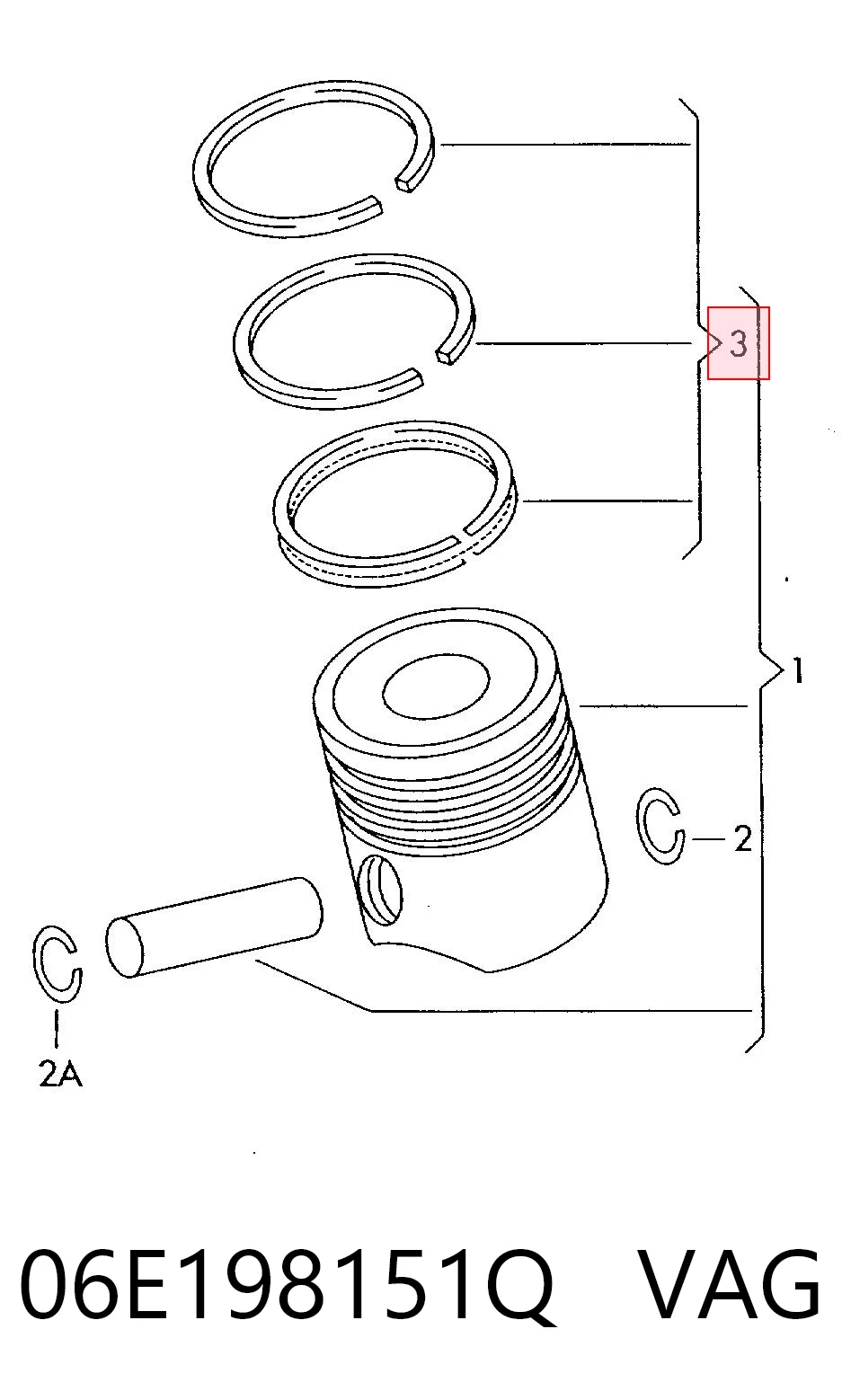 Juego de anillos de pistón, motor, STD NE/NPR 120050007600 precio, desde 32,19 EUR