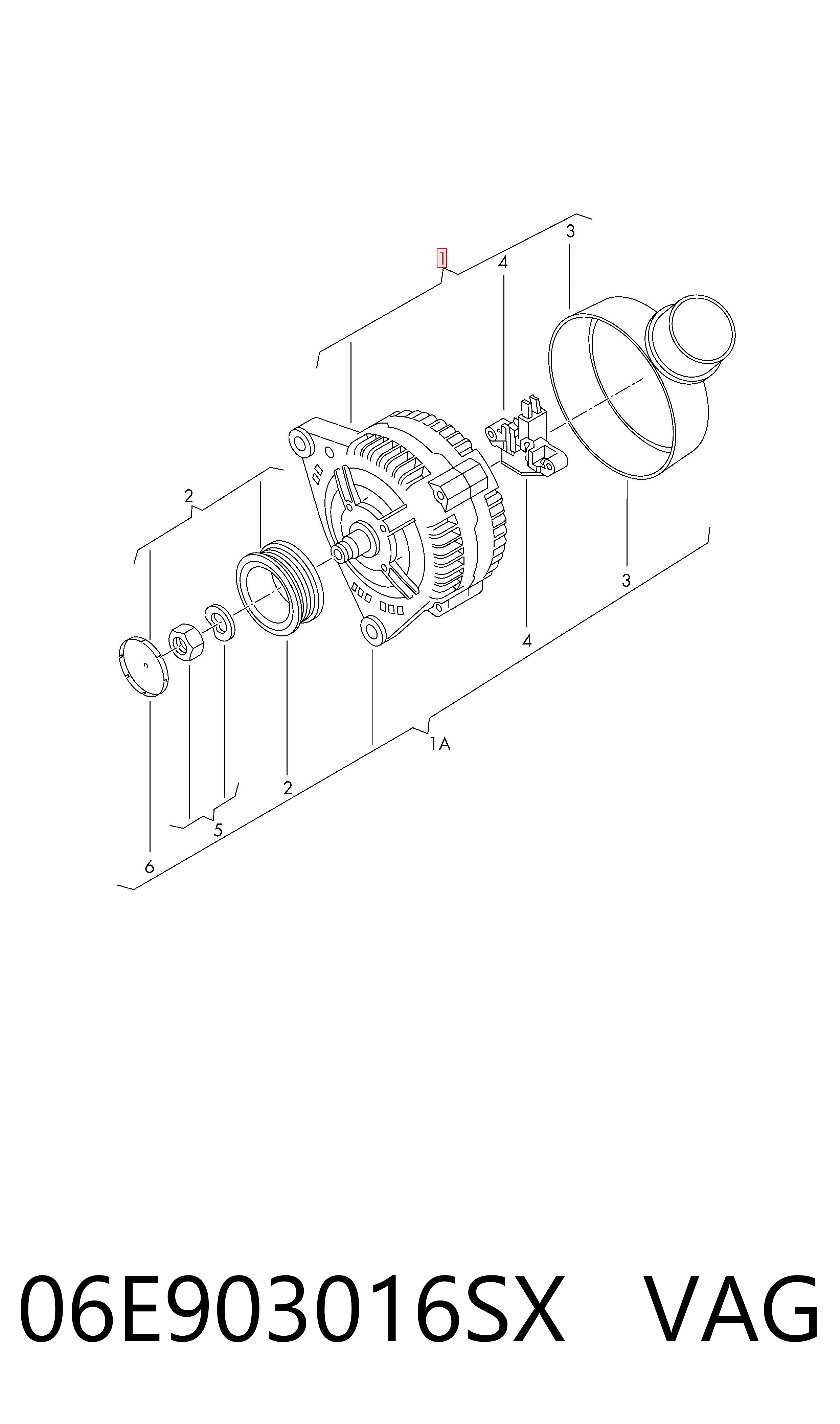 Comprar Alternador Audi Q7  4MB, 4MG, 4MQ a bajo precio