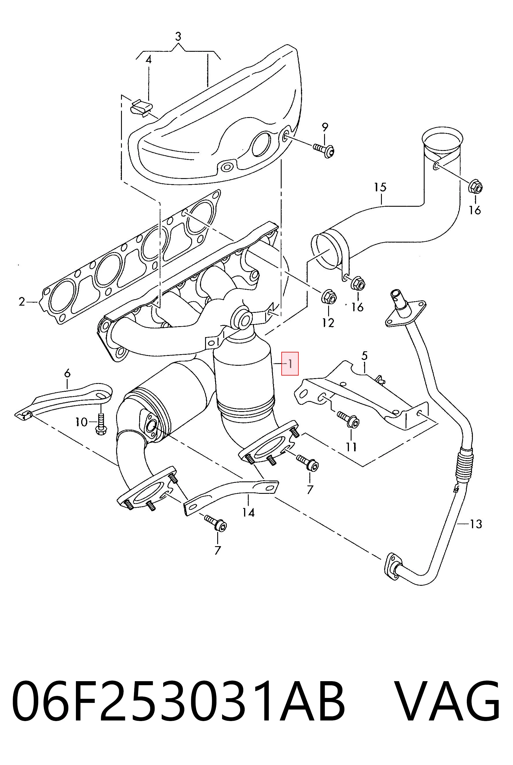 Comprar Colector de escape Seat Leon II 1P1