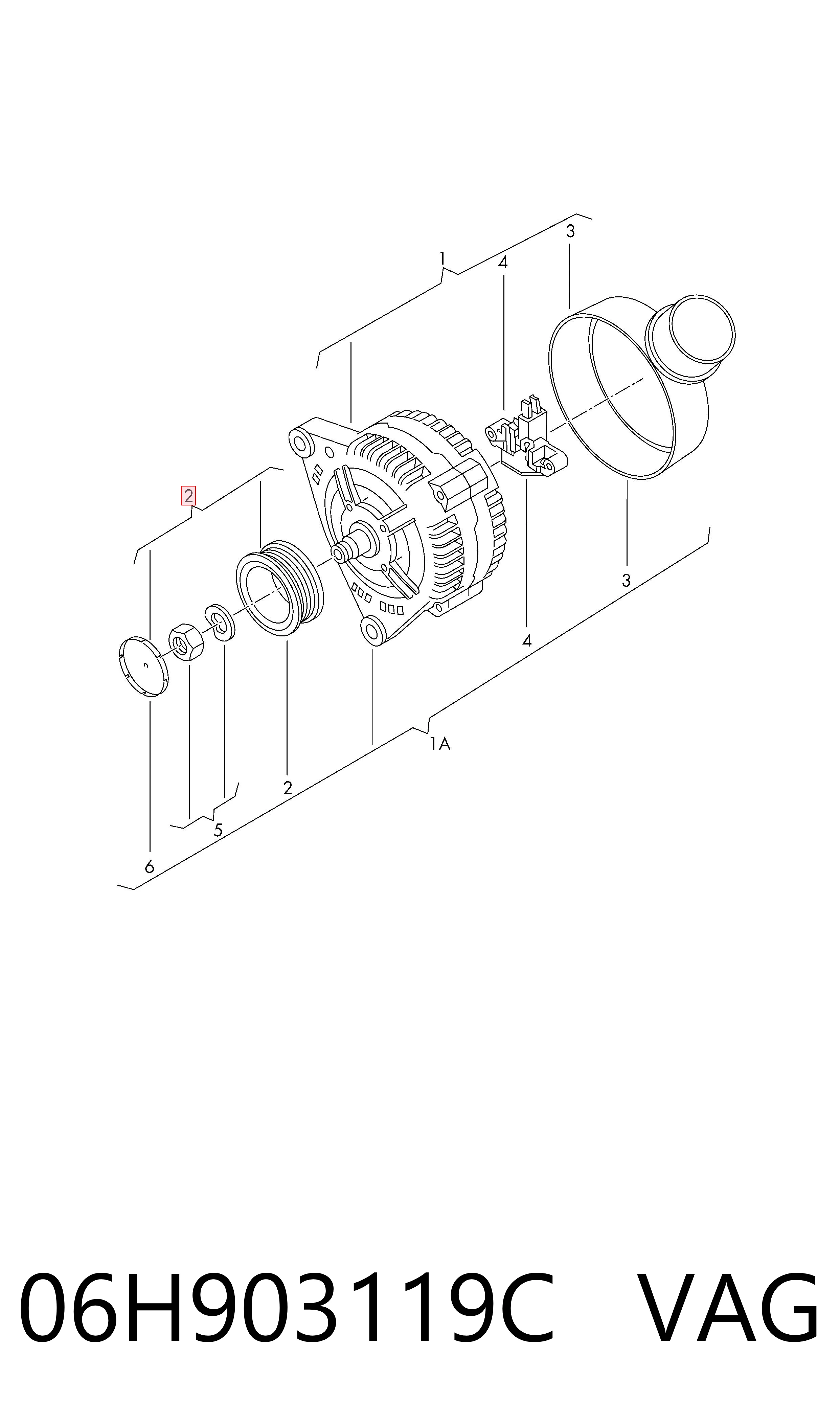 Comprar Polea del alternador Audi Q5  FYB, FYG a bajo precio