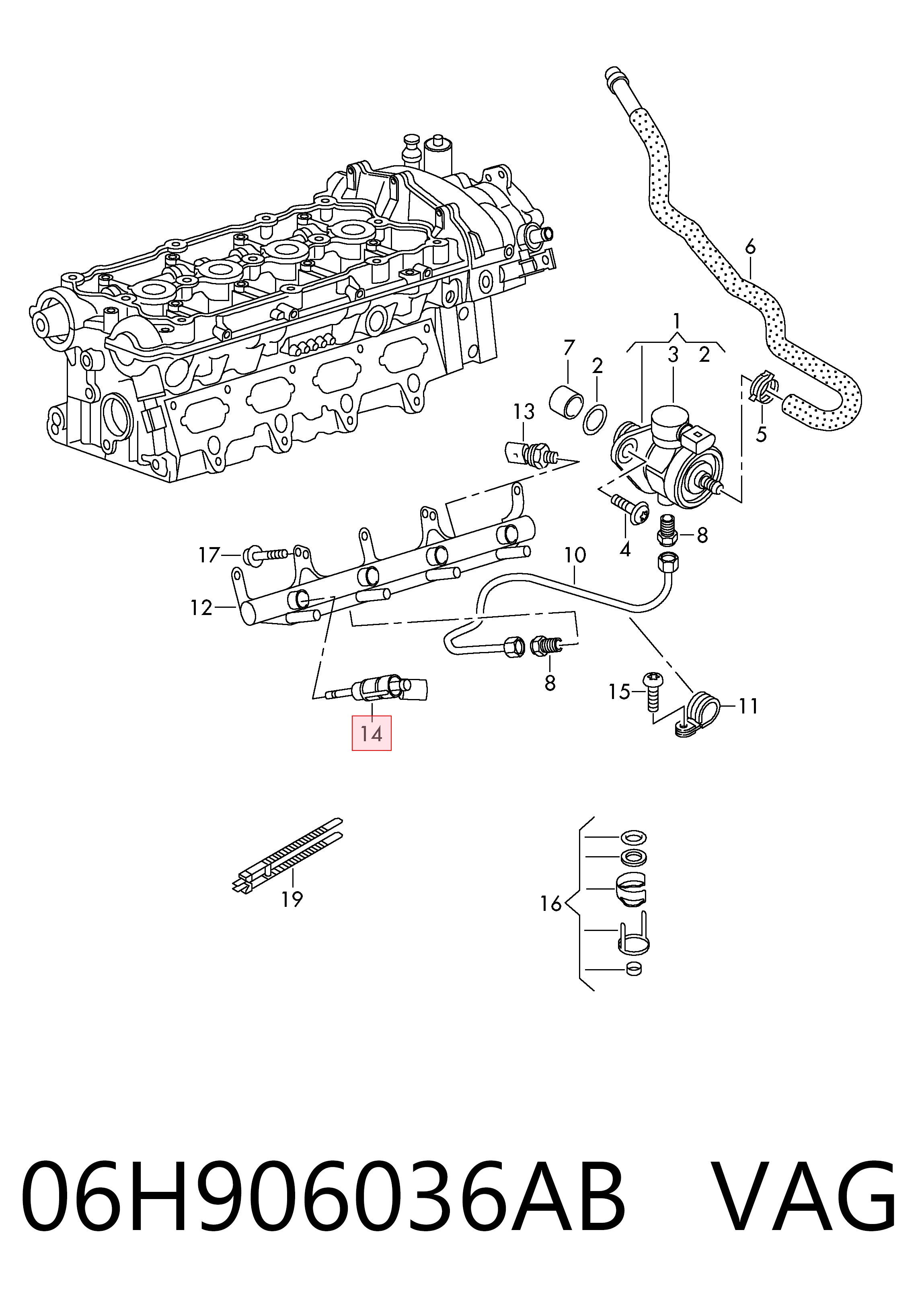 Inyectores VAG 06H906036AB precio, desde 53,07 EUR