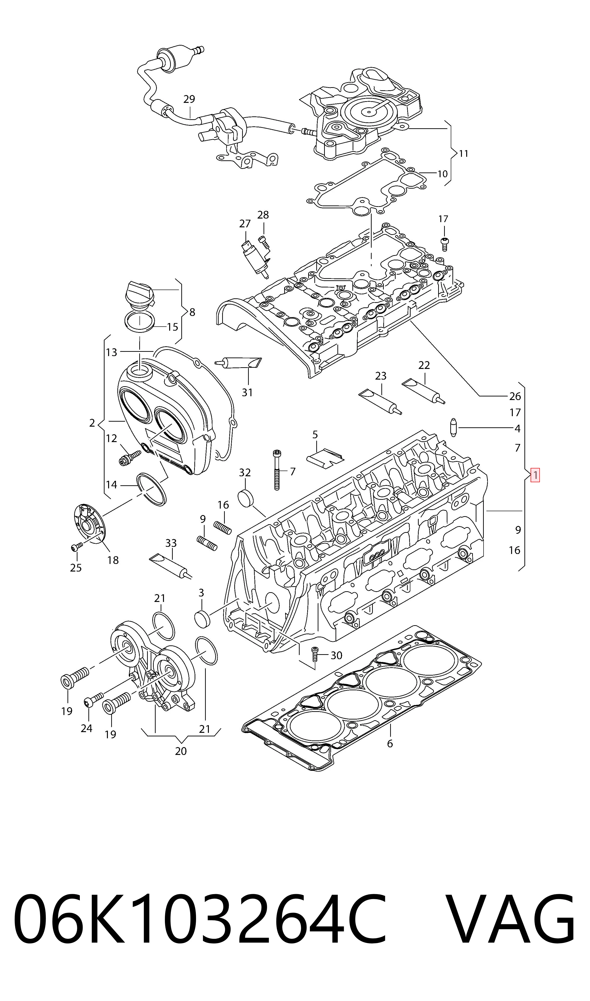 06K103264C VAG