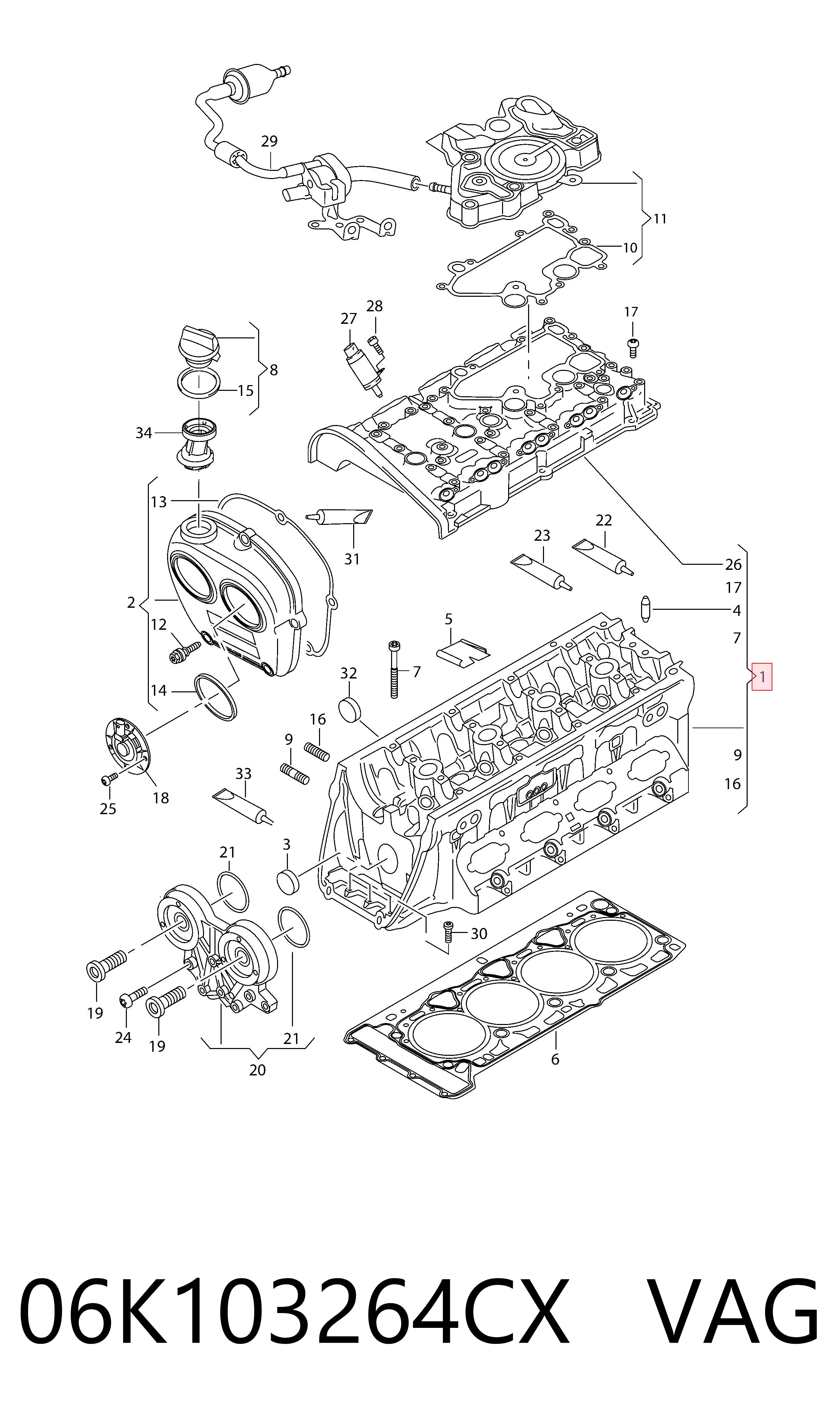 06K103264CX VAG
