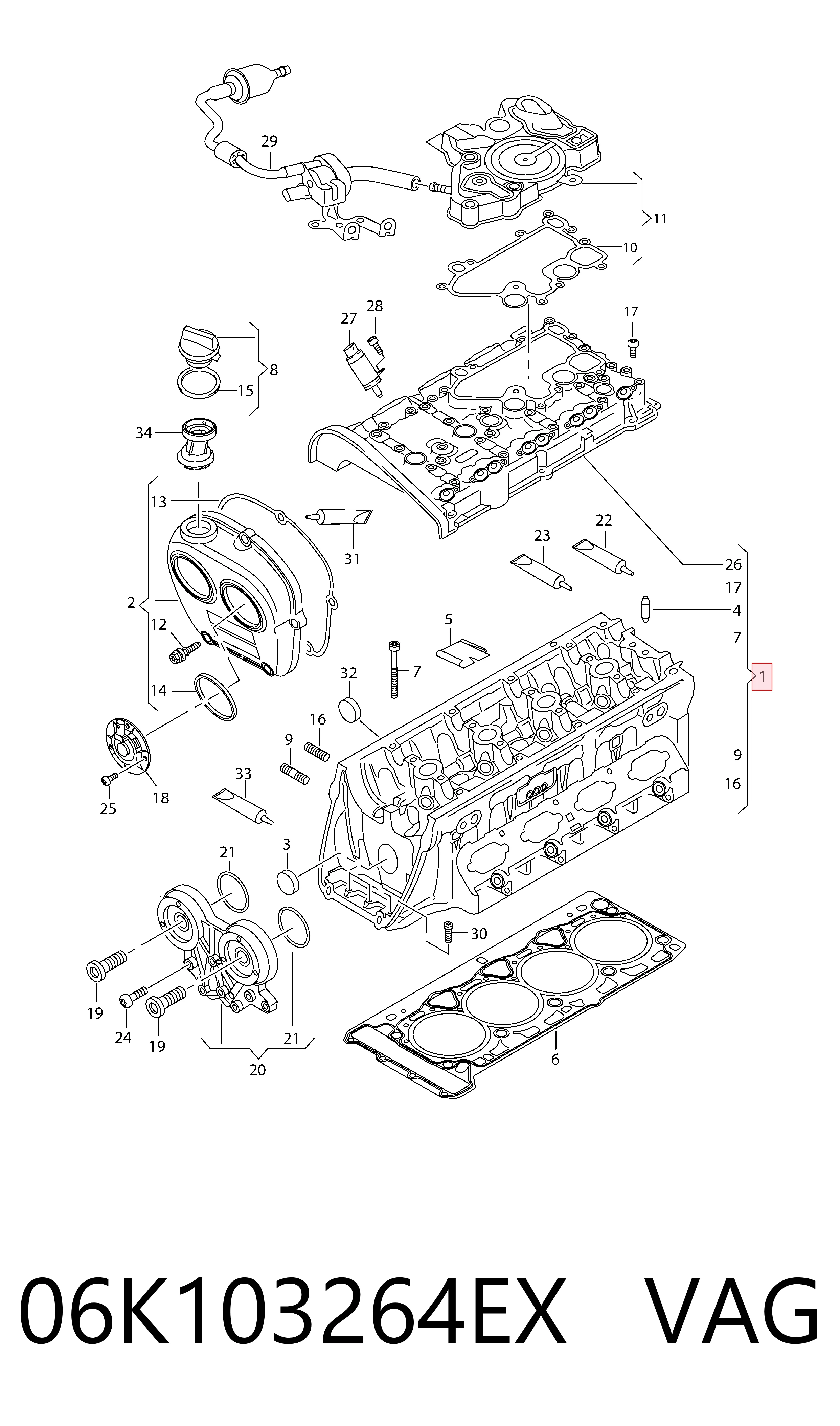 06K103264EX VAG